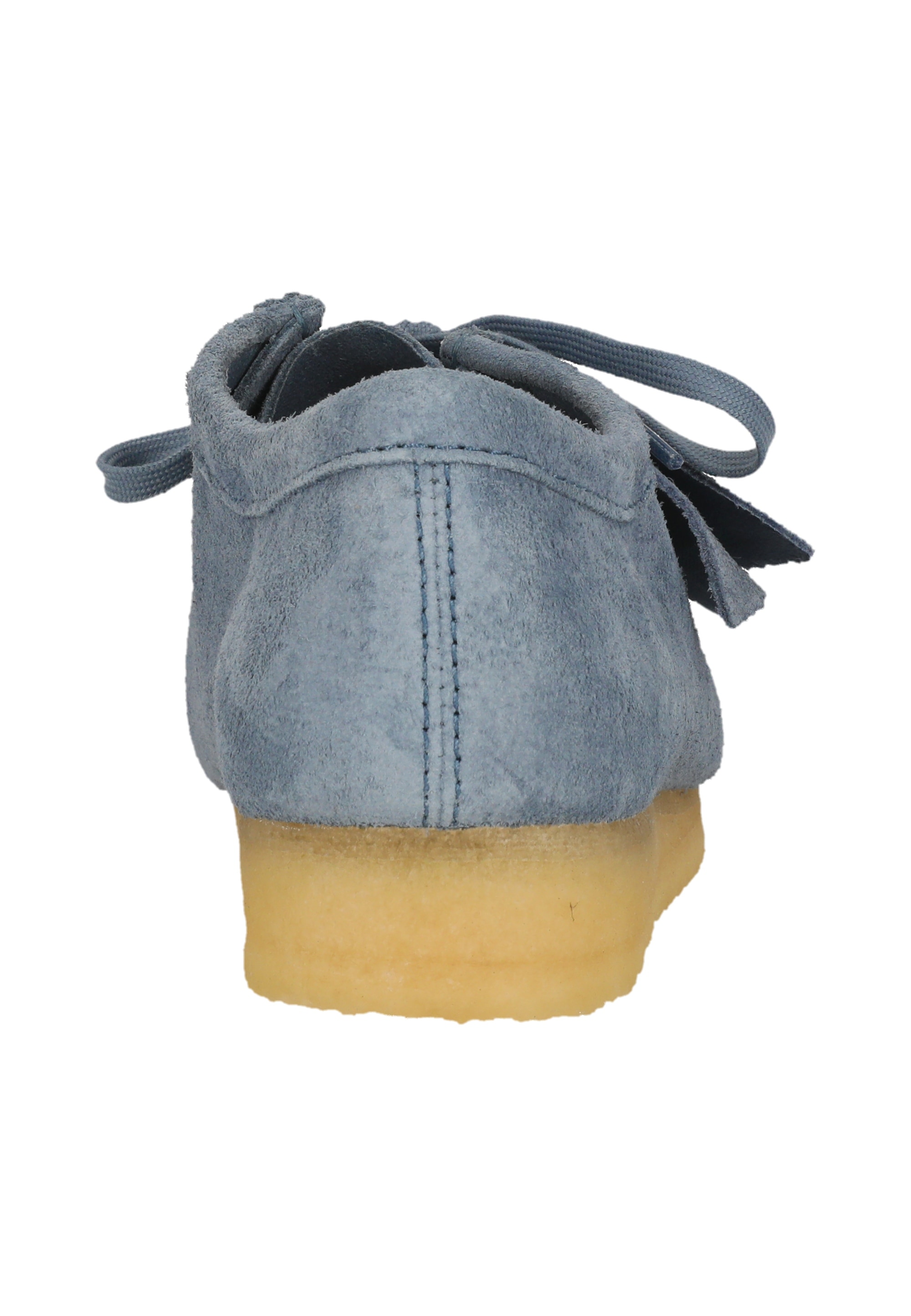 Clarks Schnürschuh »Wallabee French Blue Sde«  mit ikonischer Sohle