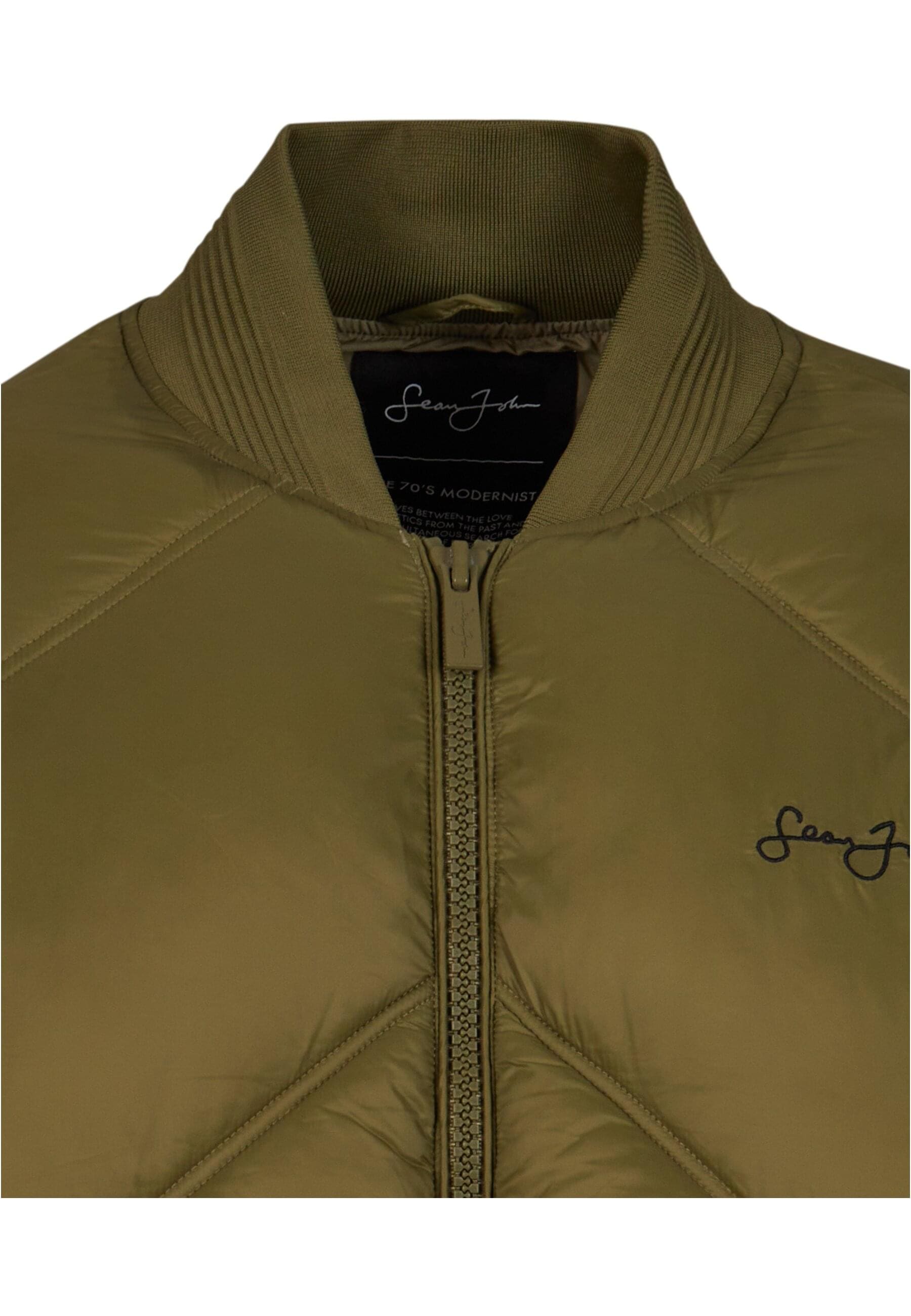 Sean John Bomberjacke »Sean John Herren JM233-015-1 SJ Script Logo Bomber Puffer Jacket«, (1 St.), ohne Kapuze