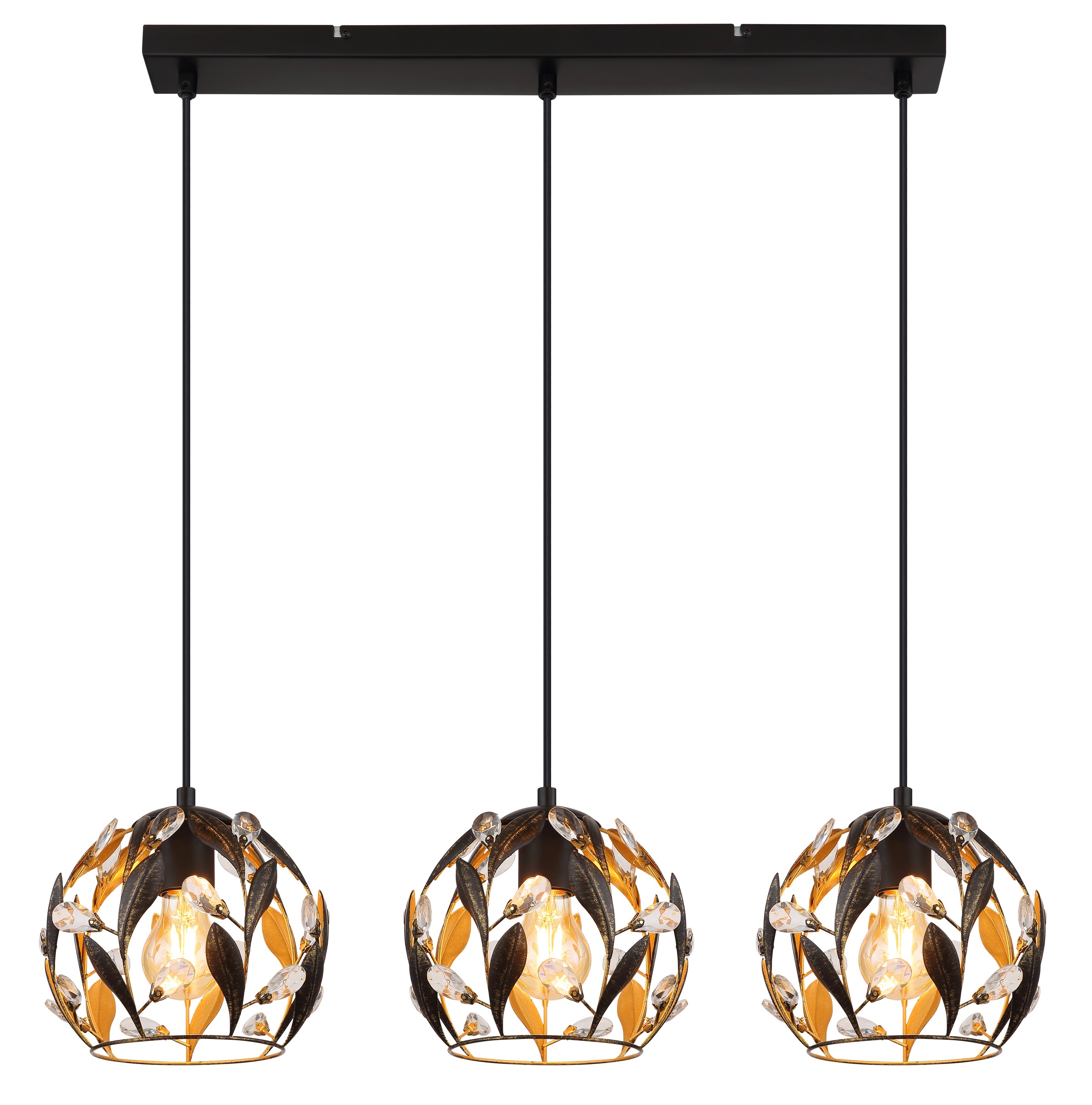 Globo Mika Pendant Lamp Black