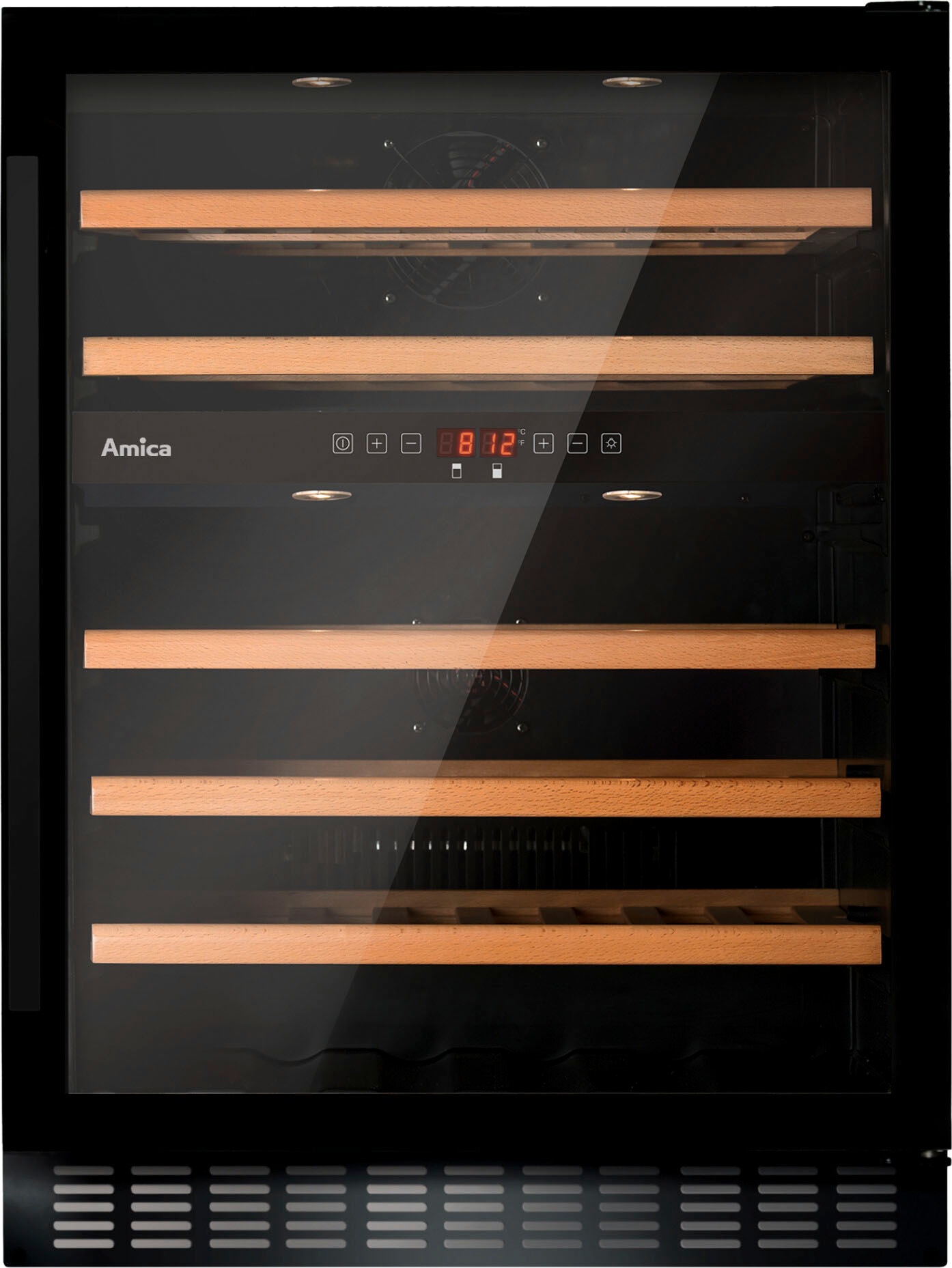 Amica Weinkühlschrank "WK 341 110-2 S" für 45 Standardflaschen á 0,75l, Sta günstig online kaufen