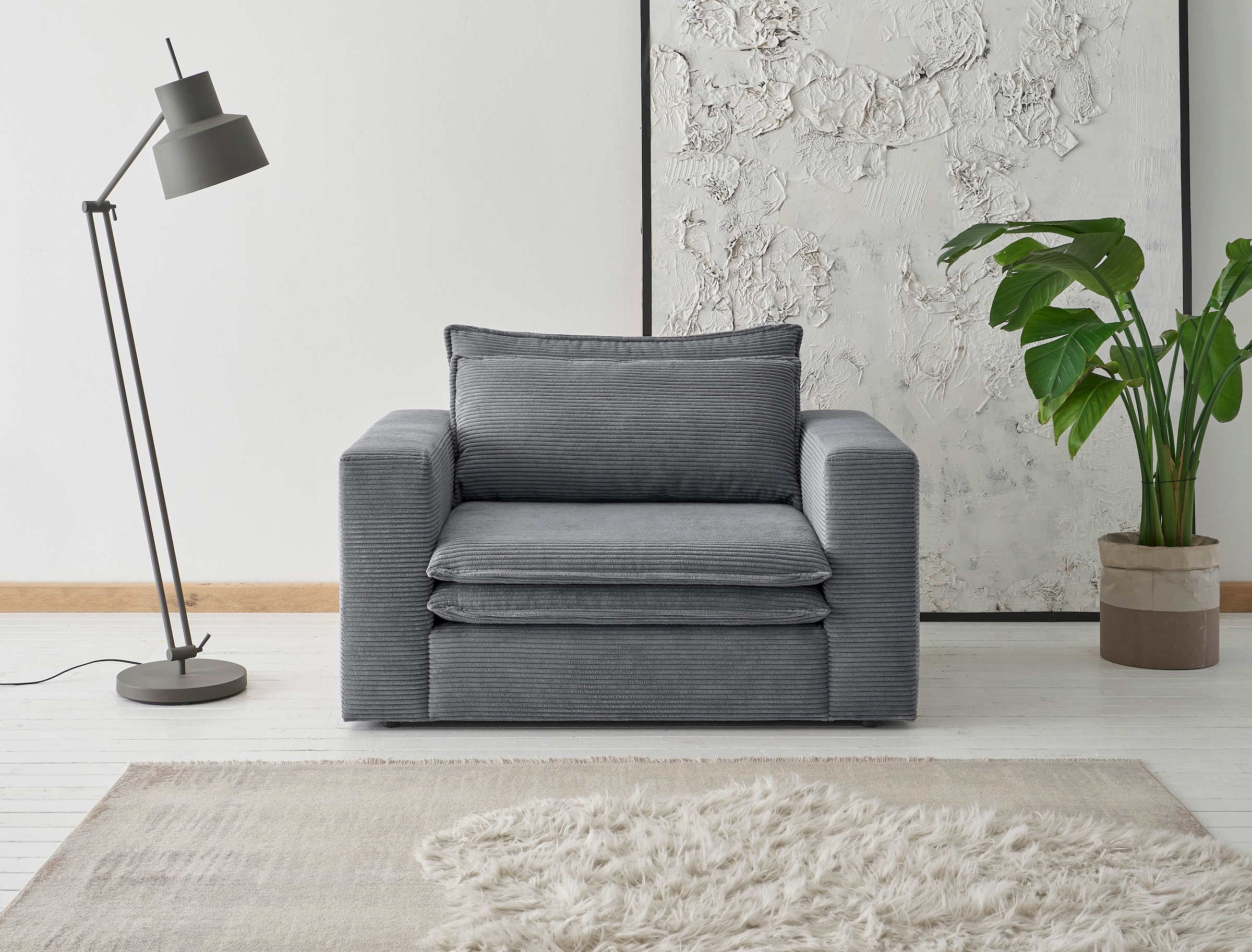 Loveseat »PIAGGE«, Hochwertiger Cord, trendiger Loveseat