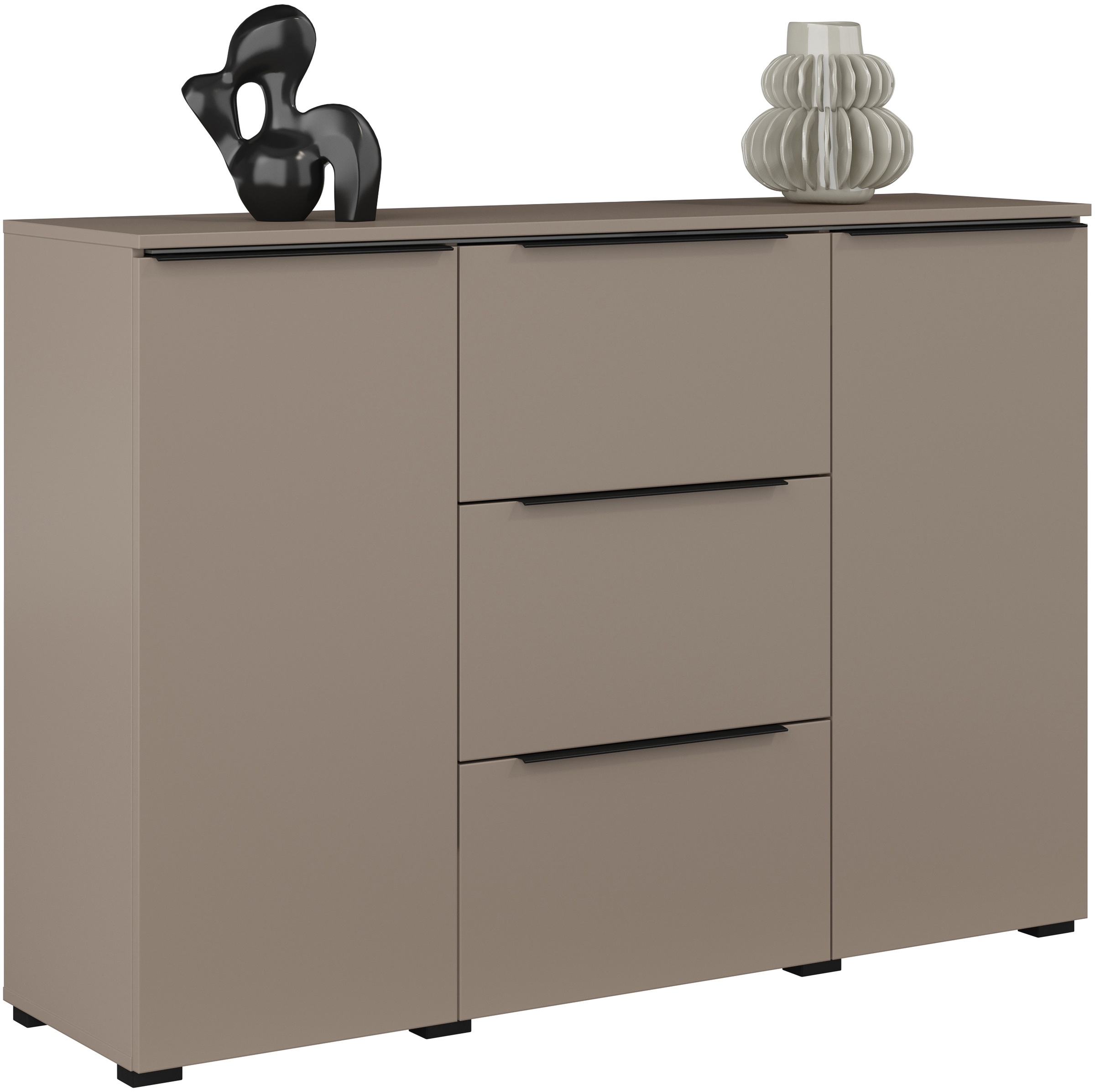 OTTO home Sideboard "Tana, Breite 132 cm, moderne Kommode 3 SK,2 Trg" Schub günstig online kaufen