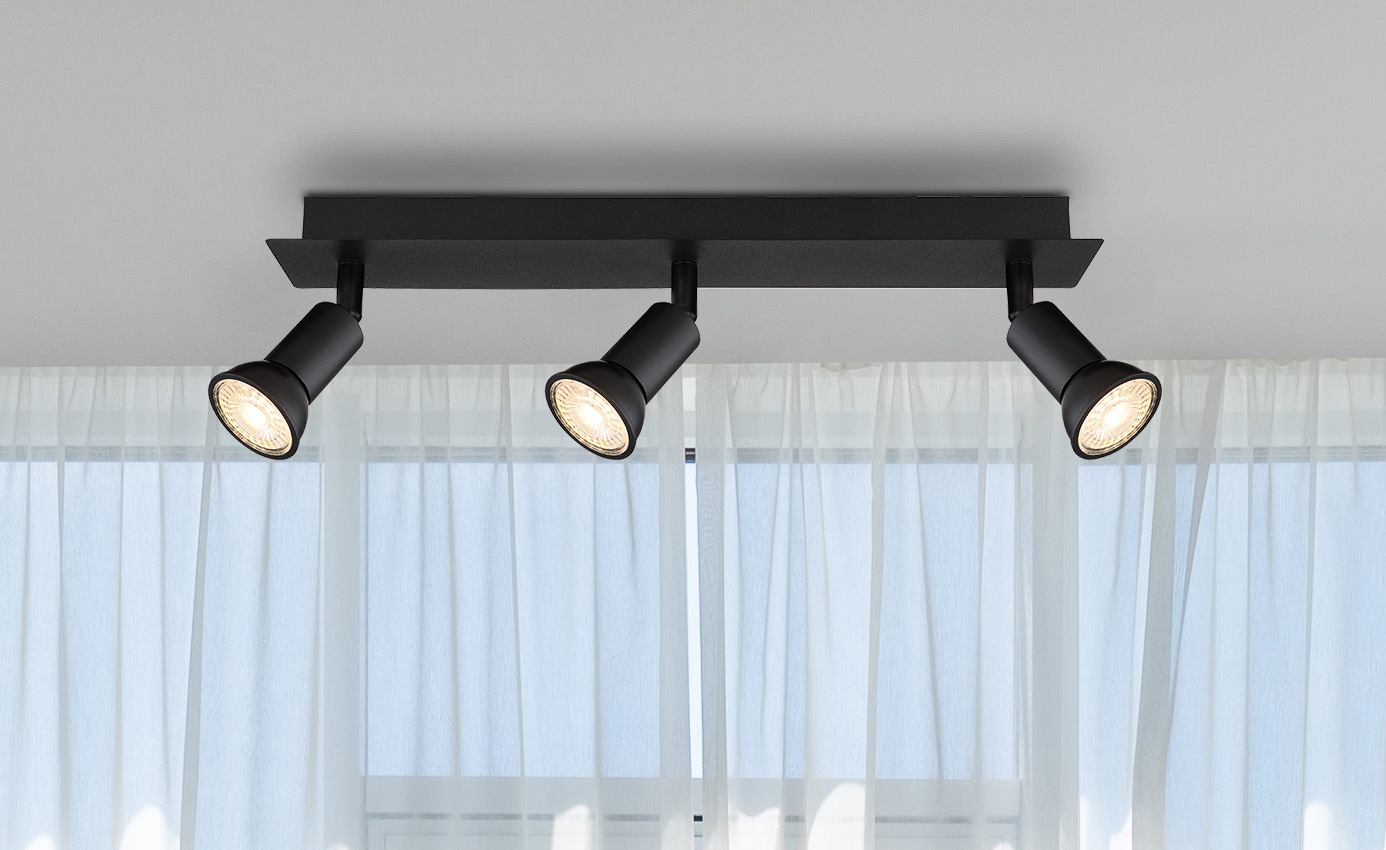 GLOBO LIGHTING Deckenstrahler »DREW« GU10 1 Stk. Spot Deckenspot Flur Schlafzimmer Wohnzimmer