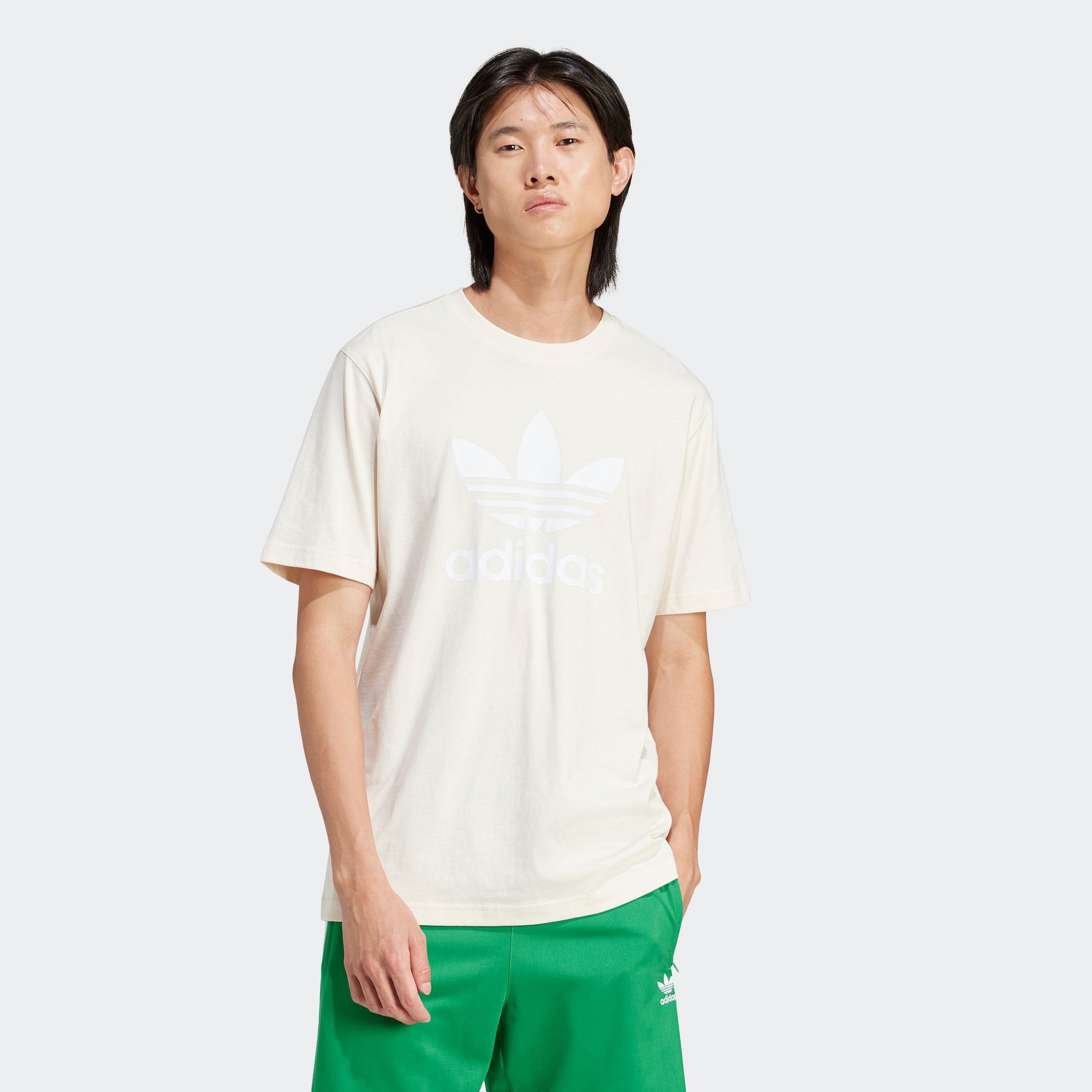 adidas Originals T-Shirt "TREFOIL T-SHIRT", Basic Shirt mit großem Trefoil günstig online kaufen
