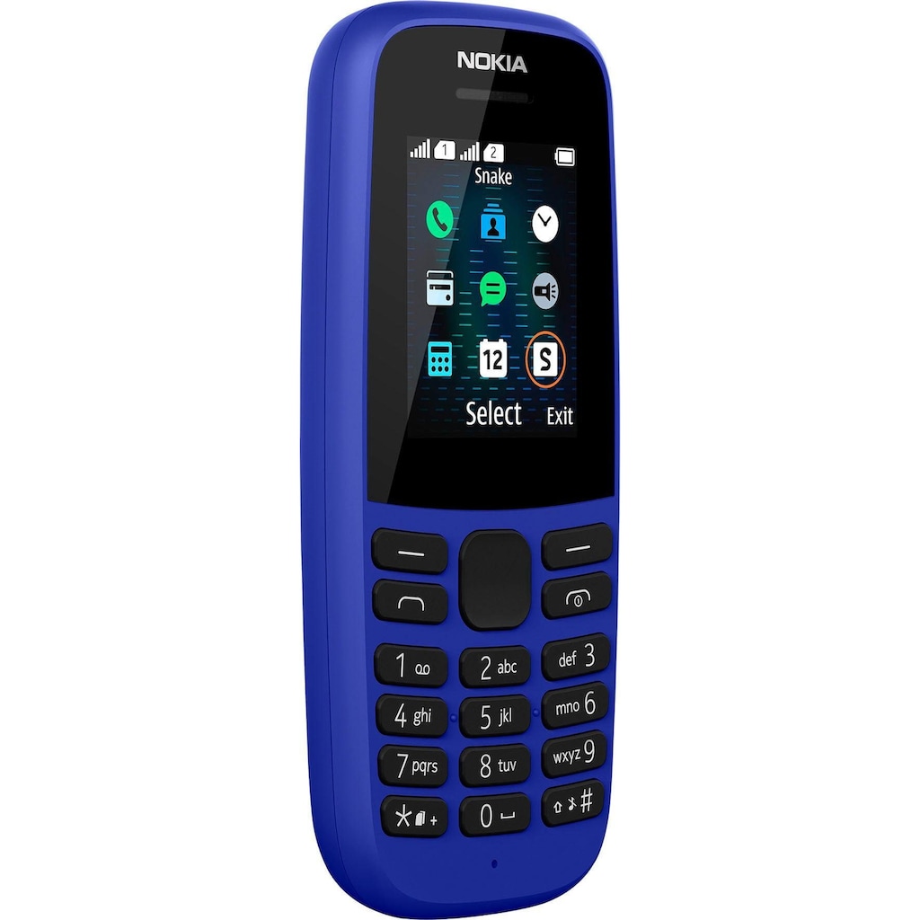 Nokia Handy »105 (2019)«, Blau, 3,68 cm/1,7 Zoll