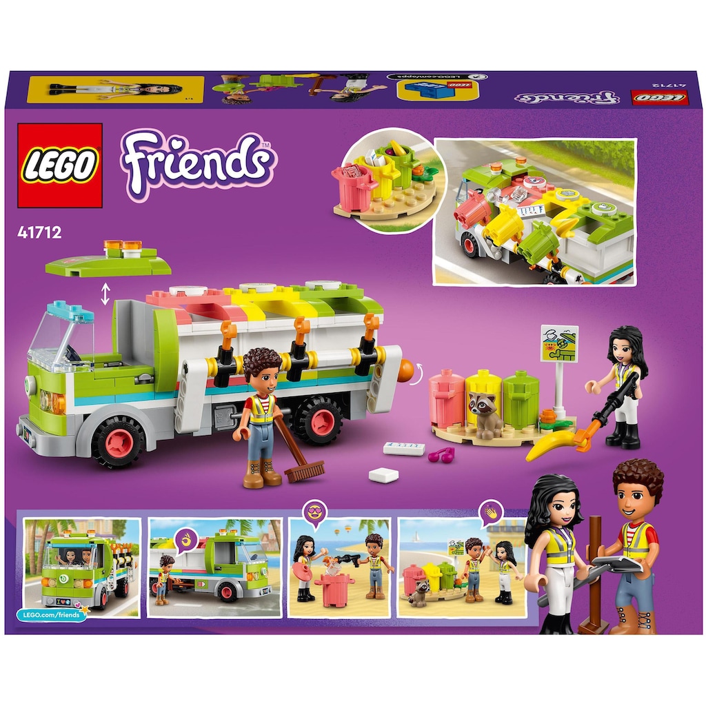 LEGO® Konstruktionsspielsteine »Recycling-Auto (41712), LEGO® Friends«, (259 St.)