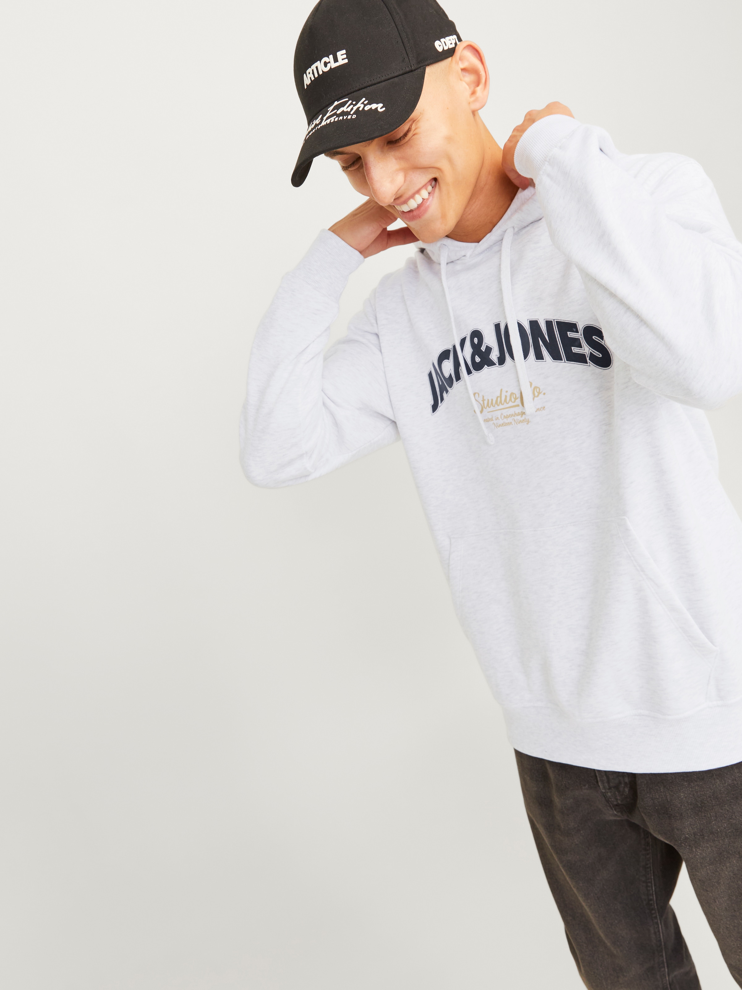 Jack & Jones Kapuzensweatshirt »JORBRONX ARCH BIG SWEAT HOOD«
