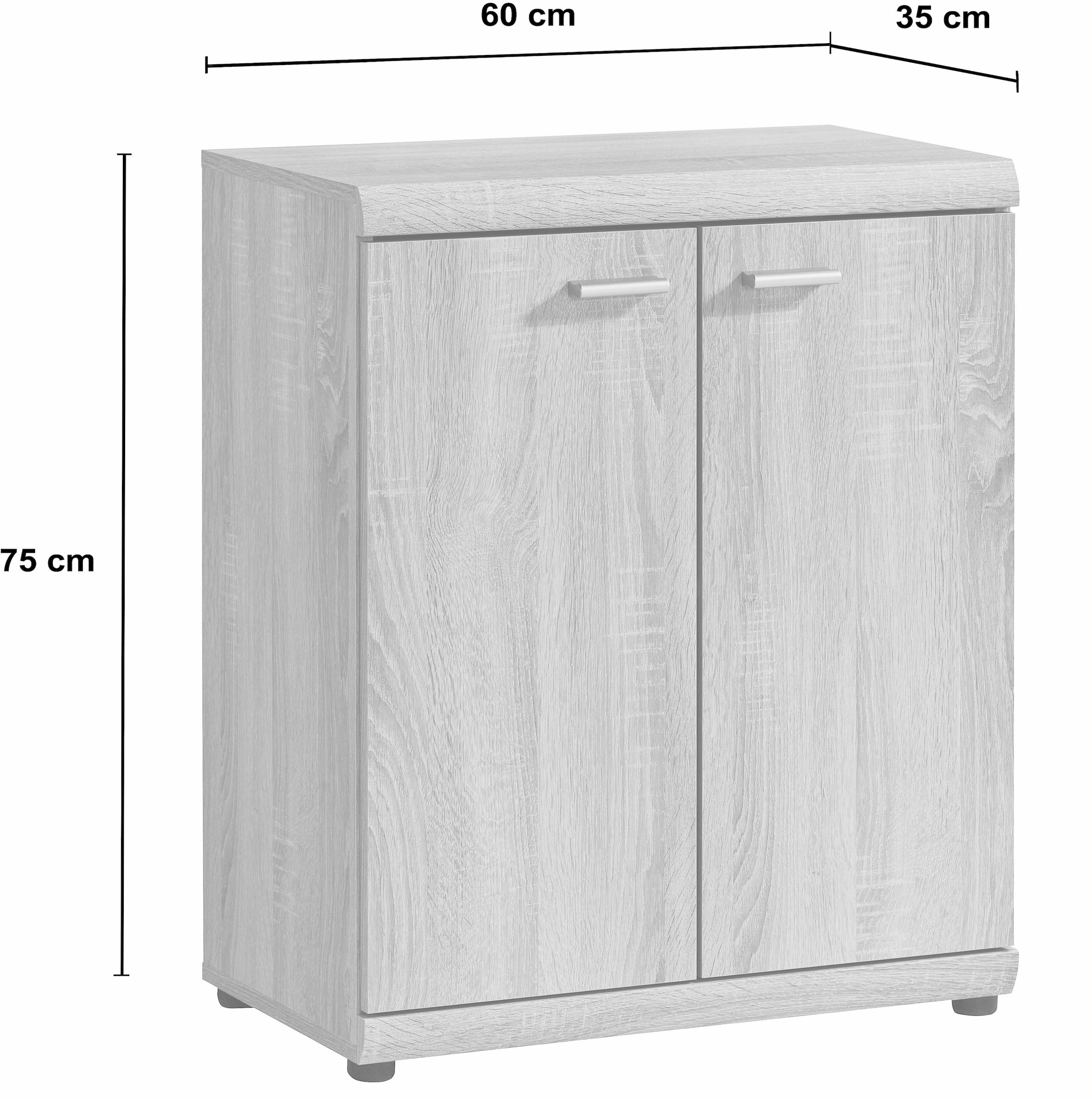 Procontour Sideboard »Sun BESTSELLER!«, Höhe 74cm, mit variabel verstellbaren Einlegeböden