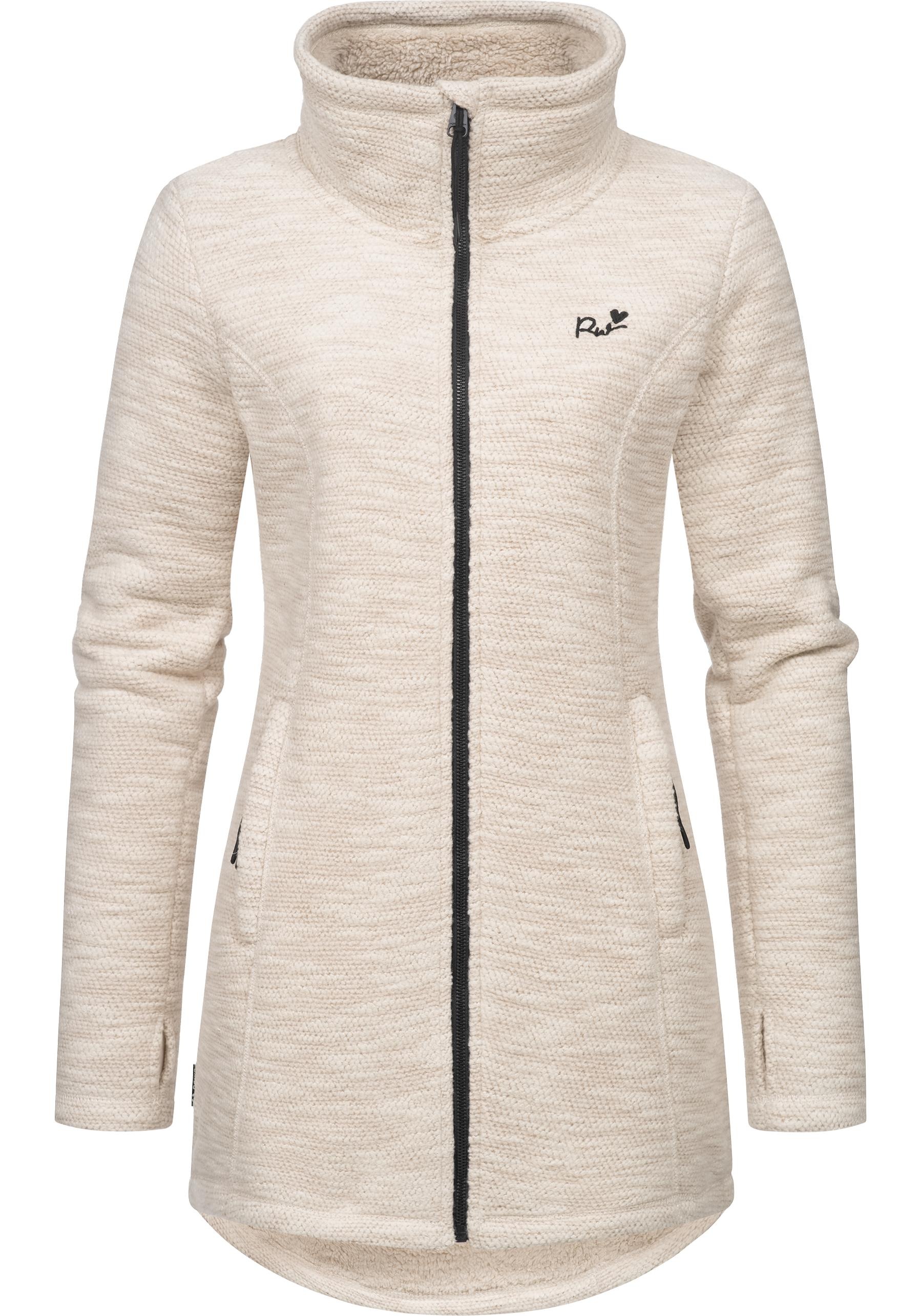 Ragwear Strickjacke »Miram Melange«, Kuschelige Übergangsjacke in Strick-Optik