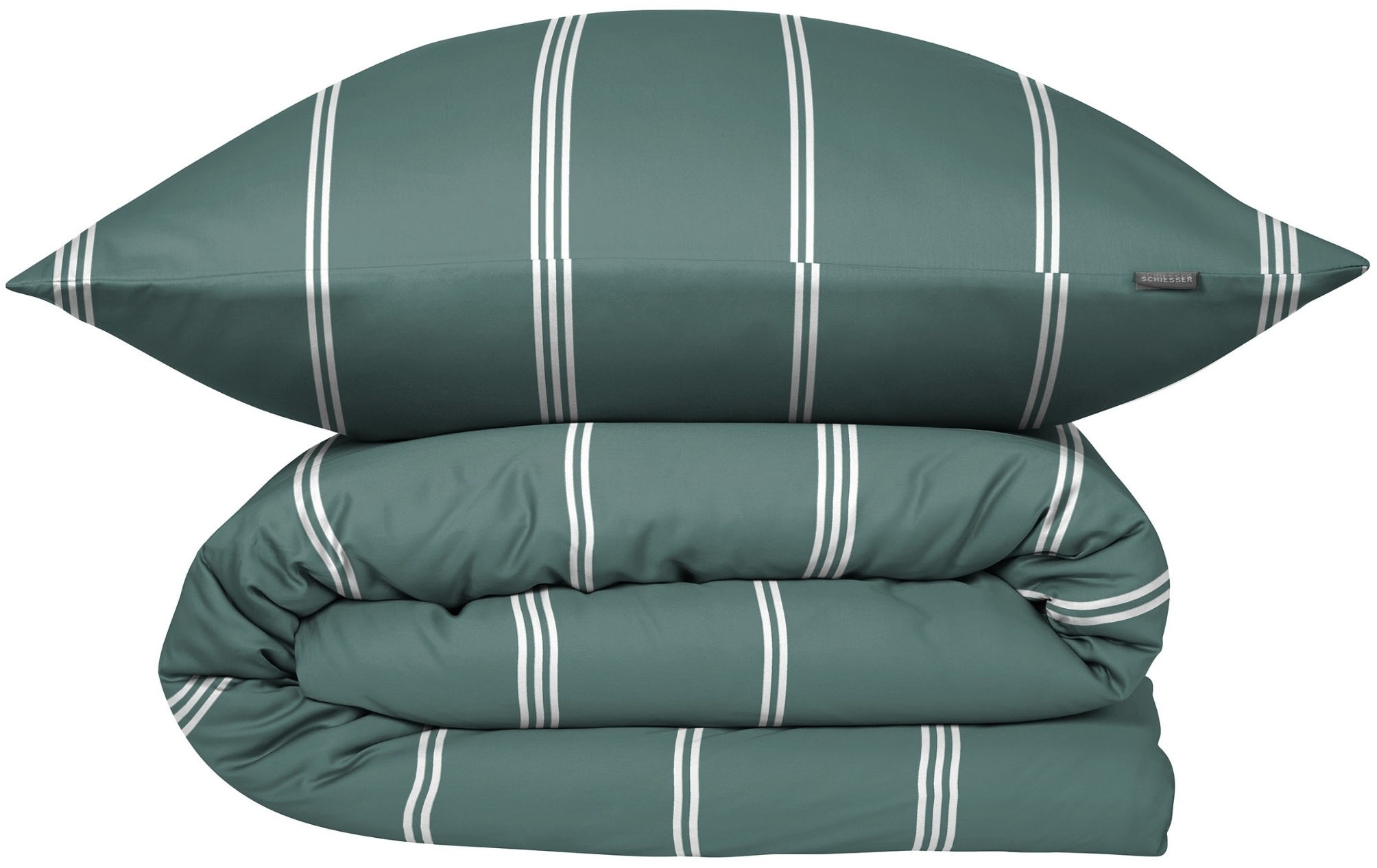 Schiesser Bettwäsche "Matteo aus weicher Baumwolle mit klassischem Streifen günstig online kaufen