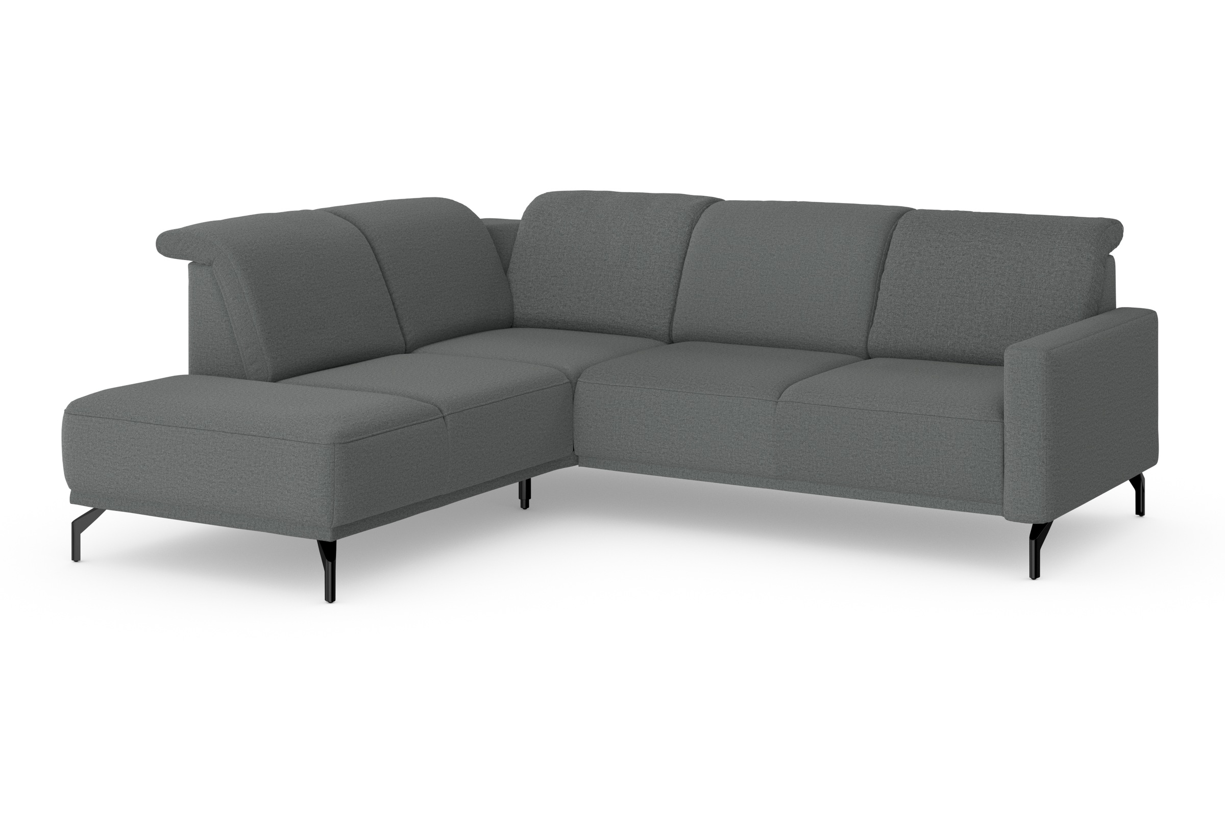 sit&more Ecksofa »Bailando L-Form«, wahlweise mit Kopfteilverstellung und Vorziehsitz, motorisch