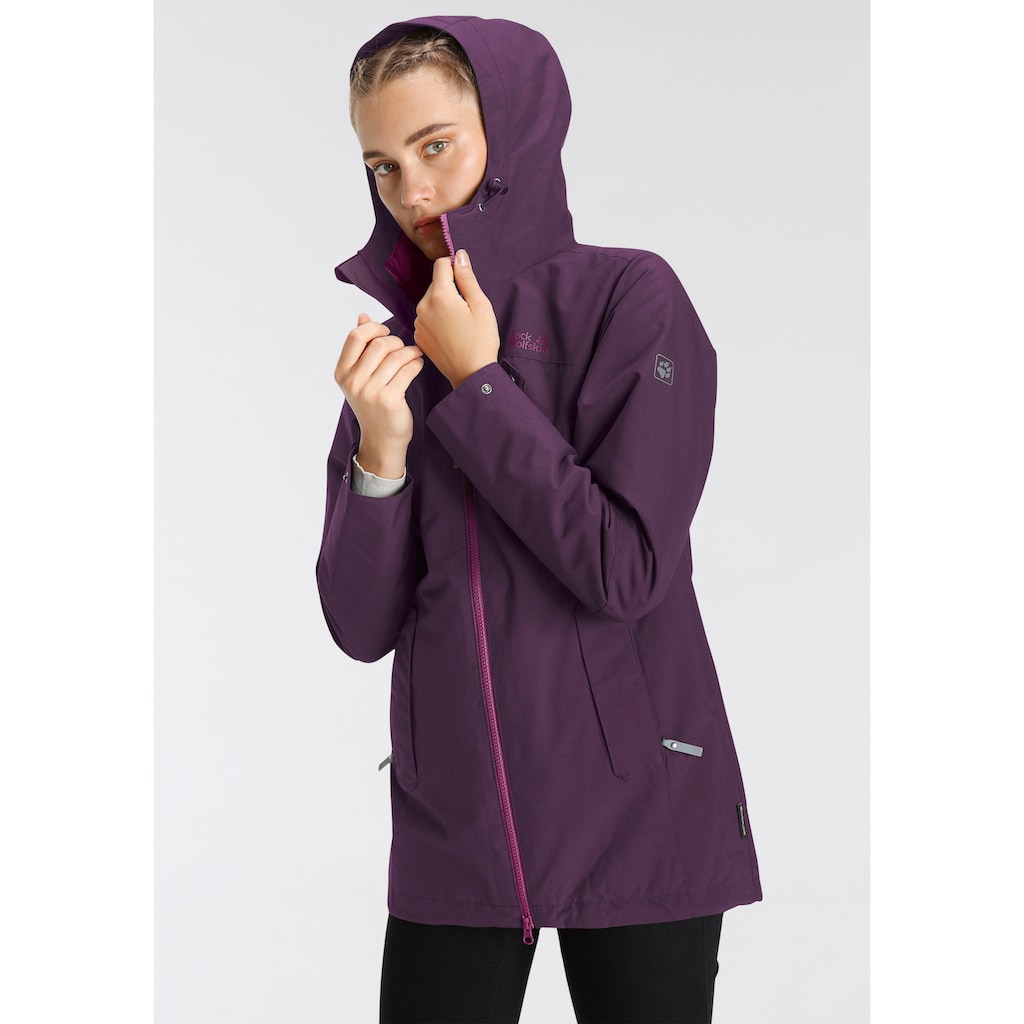 Jack Wolfskin Funktionsjacke »OSTA«, mit Kapuze