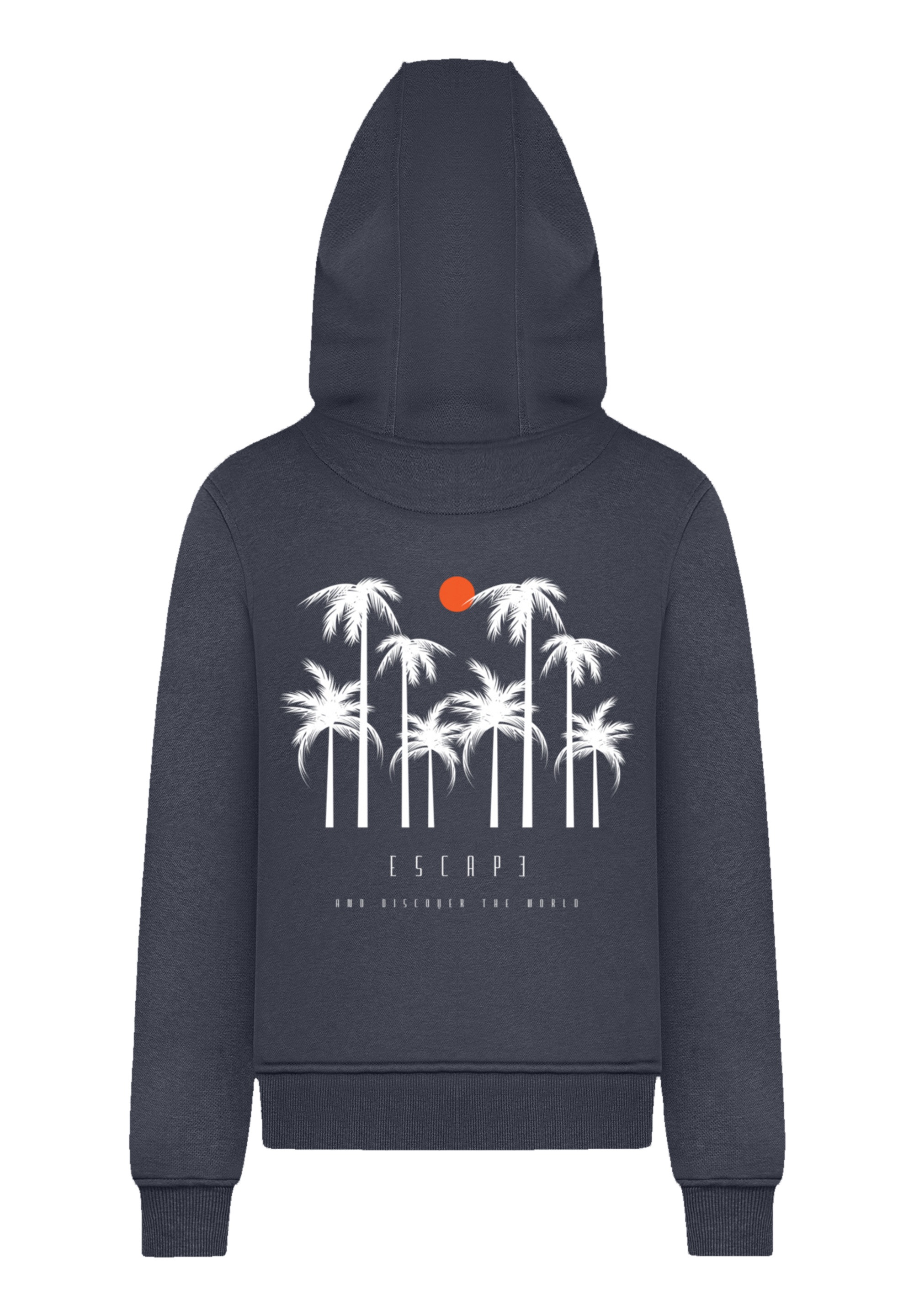 F4NT4STIC Kapuzenpullover »Escape Discover the World Palm Trees« Discover the World