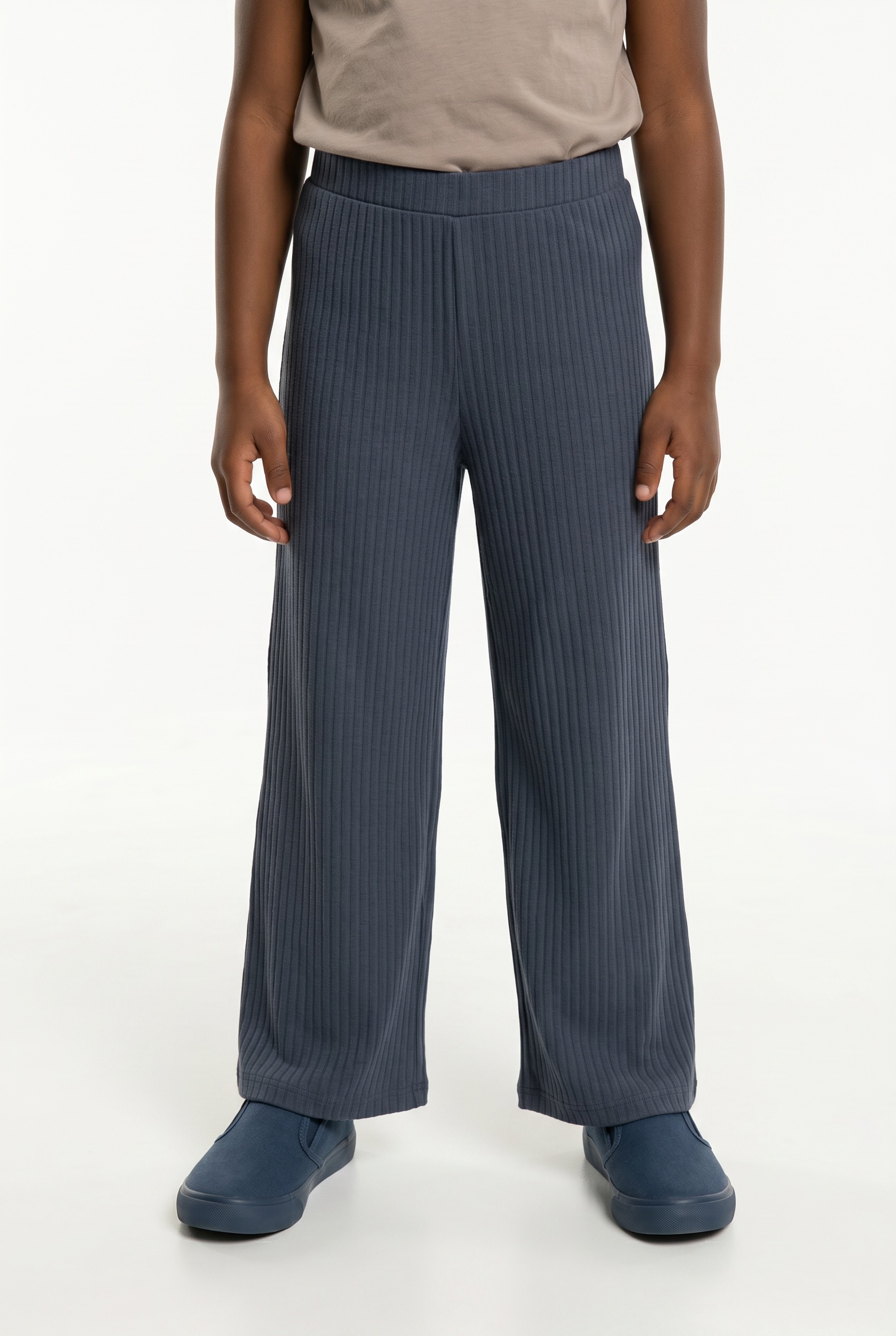 KIDS ONLY Mädchen Jerseyhose "KOGNELLA PANT JRS", blau, Gr. 134, unifarben, Jersey, Obermaterial: 65% Polyester, 30% Viskose, 5% Elasthan, Hosen
