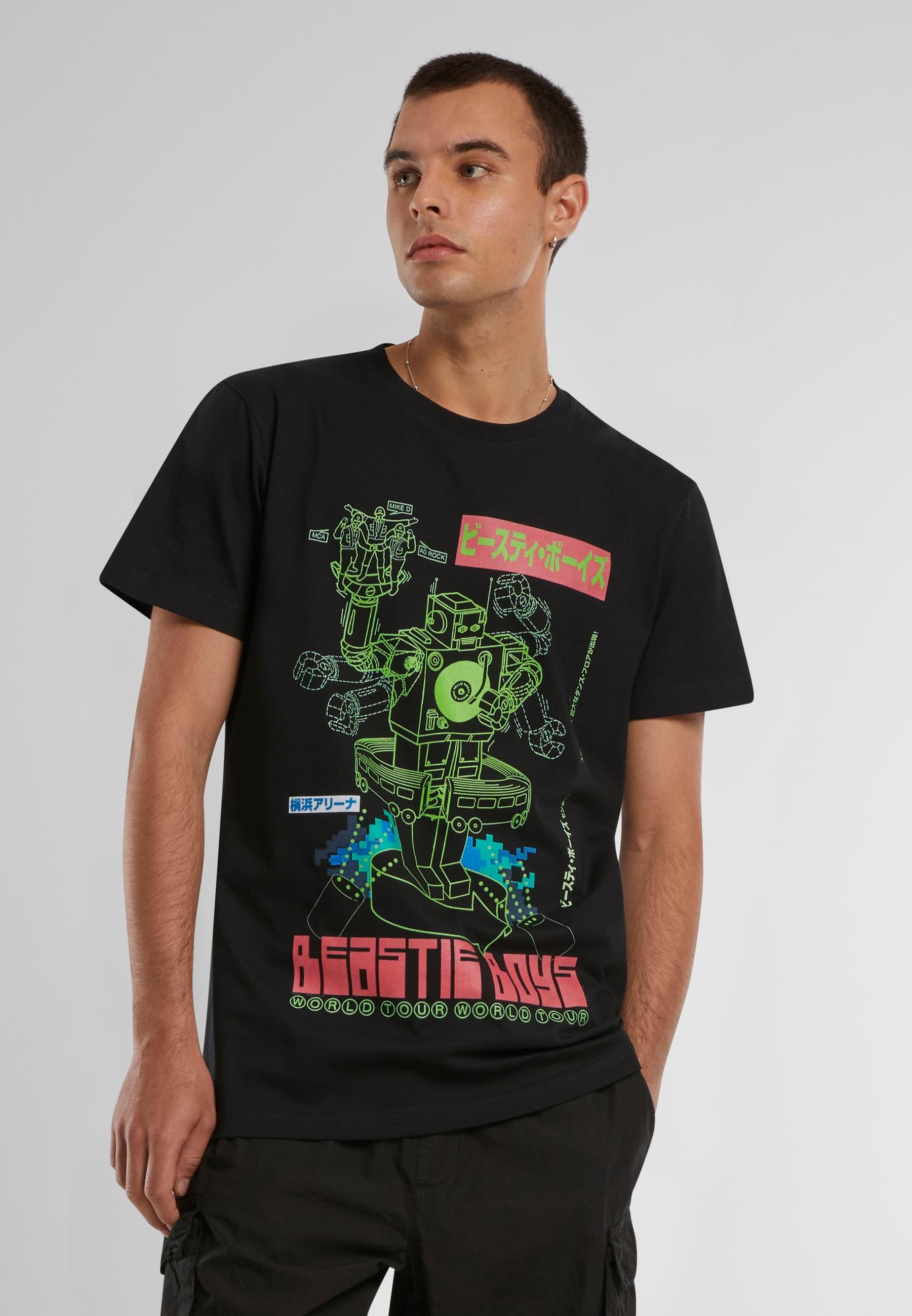 MisterTee T-Shirt »MisterTee Unisex Beastie Boys Robot Tee« 1 Stk.