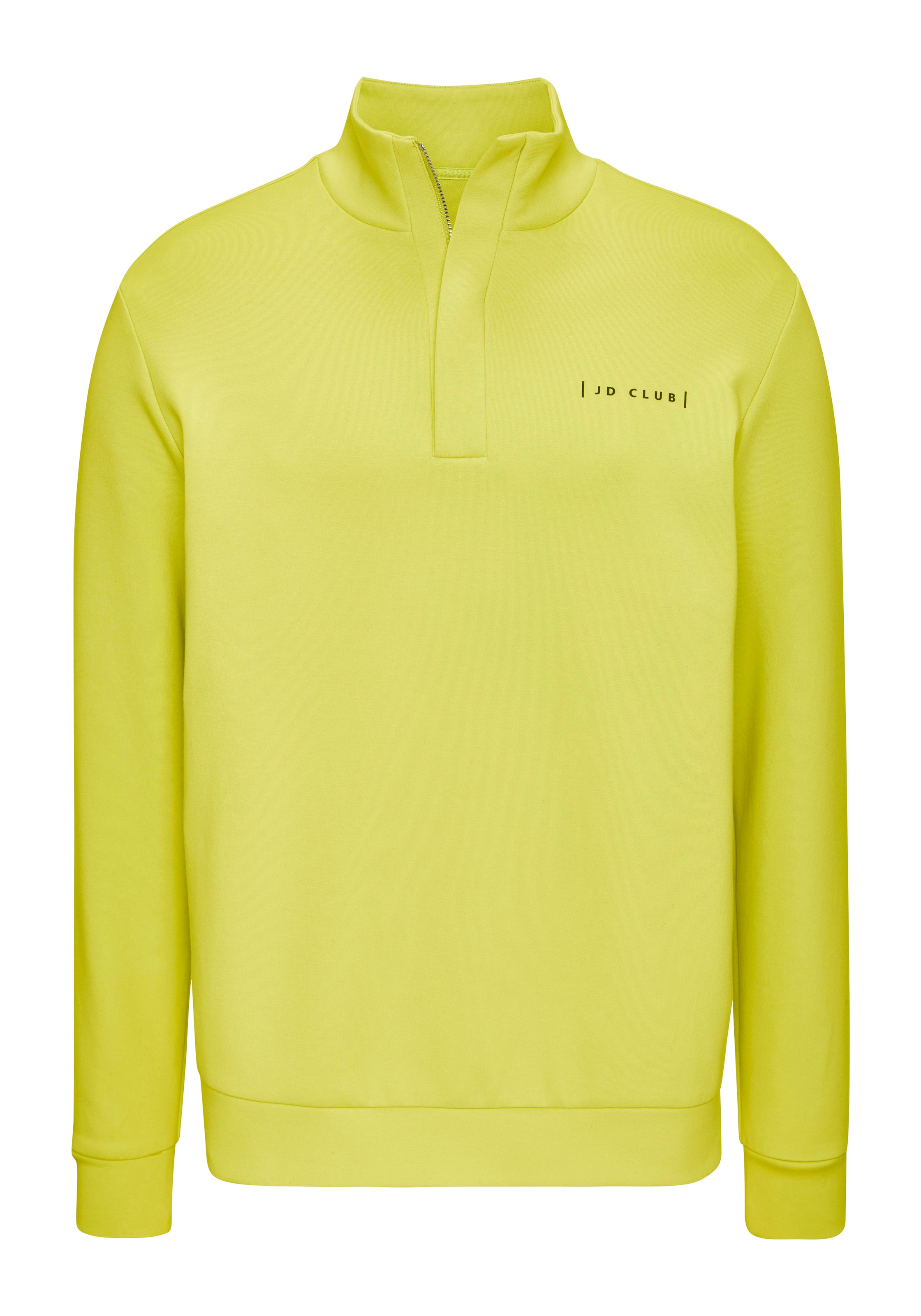 John Devin Sweatshirt », Troyer mit Stehkragen und Reißverschluss«, hochwertige Qualität mit dezentem Logodruck vorn
