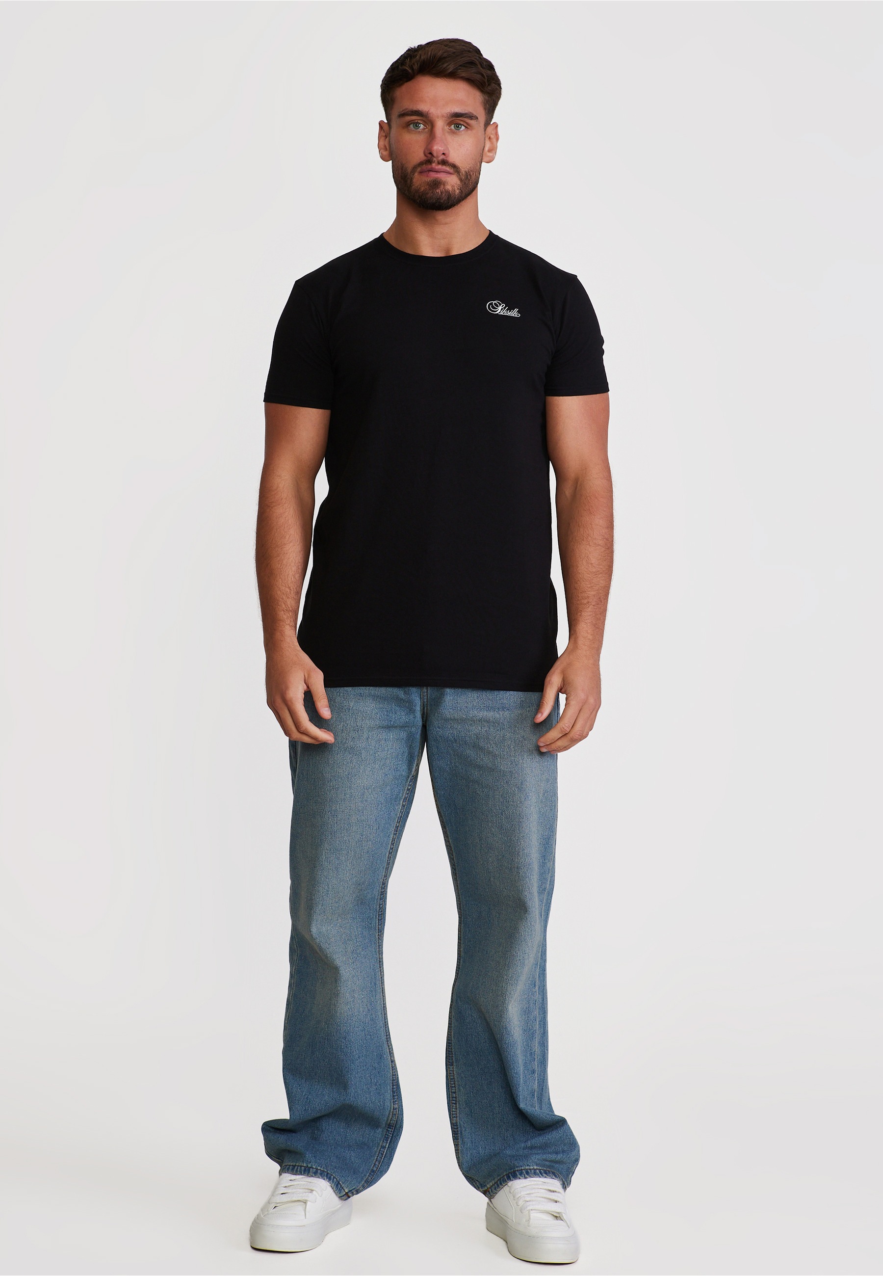 Siksilk T-Shirt »SikSilk Pack of 3 Muscle Fit T-Shirts« 1