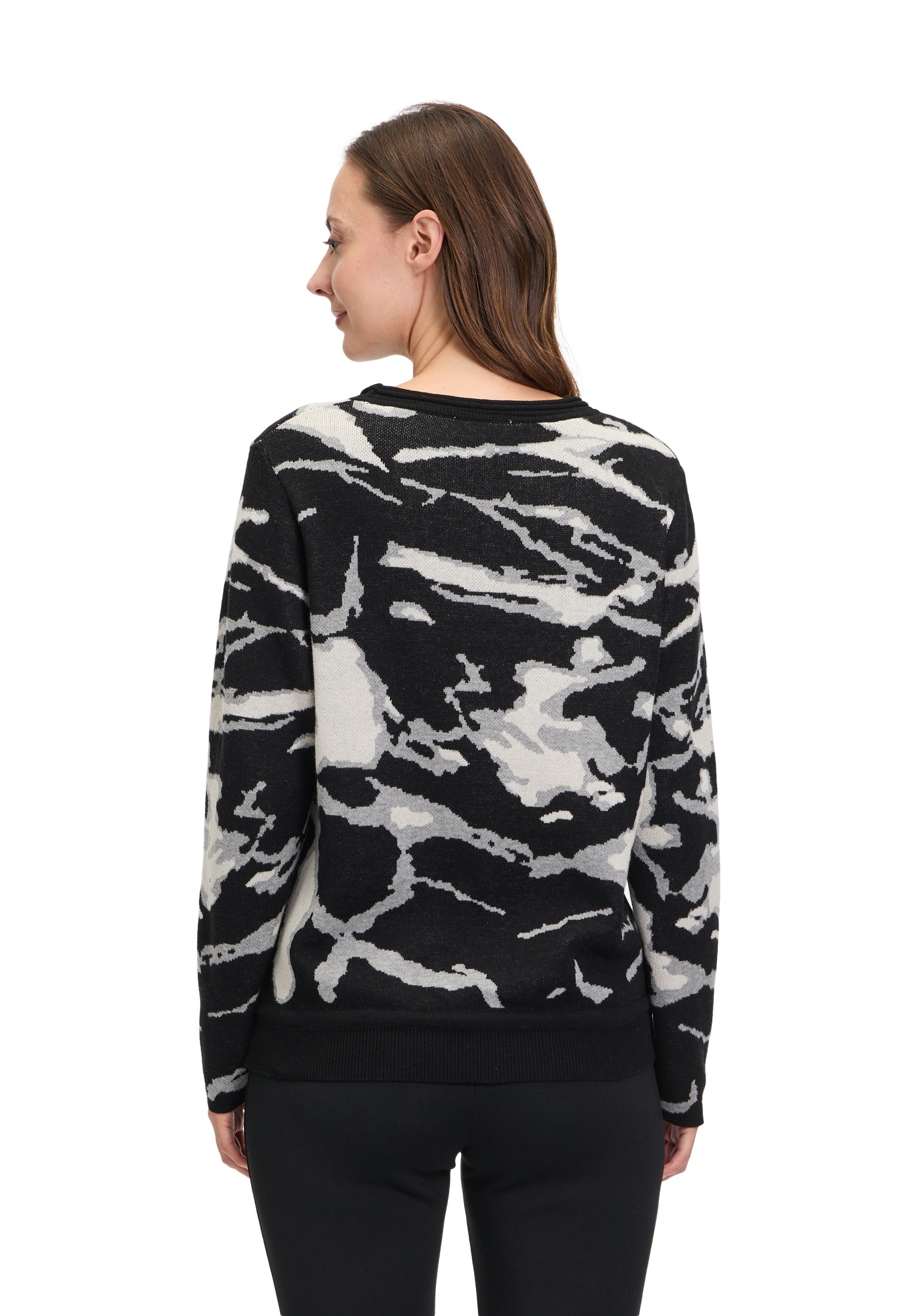 Betty Barclay Strickpullover »Betty Barclay Damen Strickpullover mit Jacquard«, (1 tlg.), Jacquard
