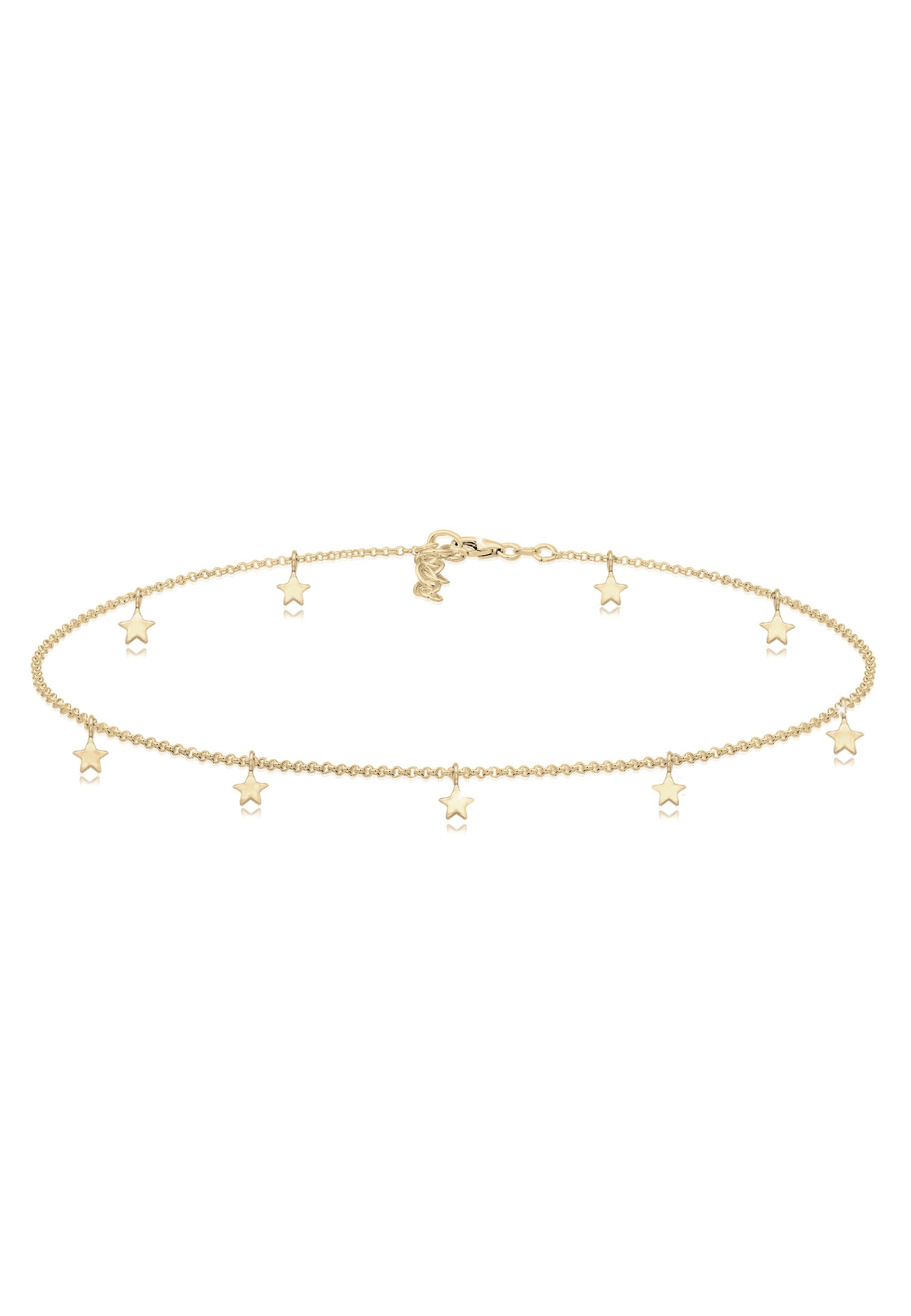 Collier »Choker Kette Sterne Astro Look Basic 925er Silber«