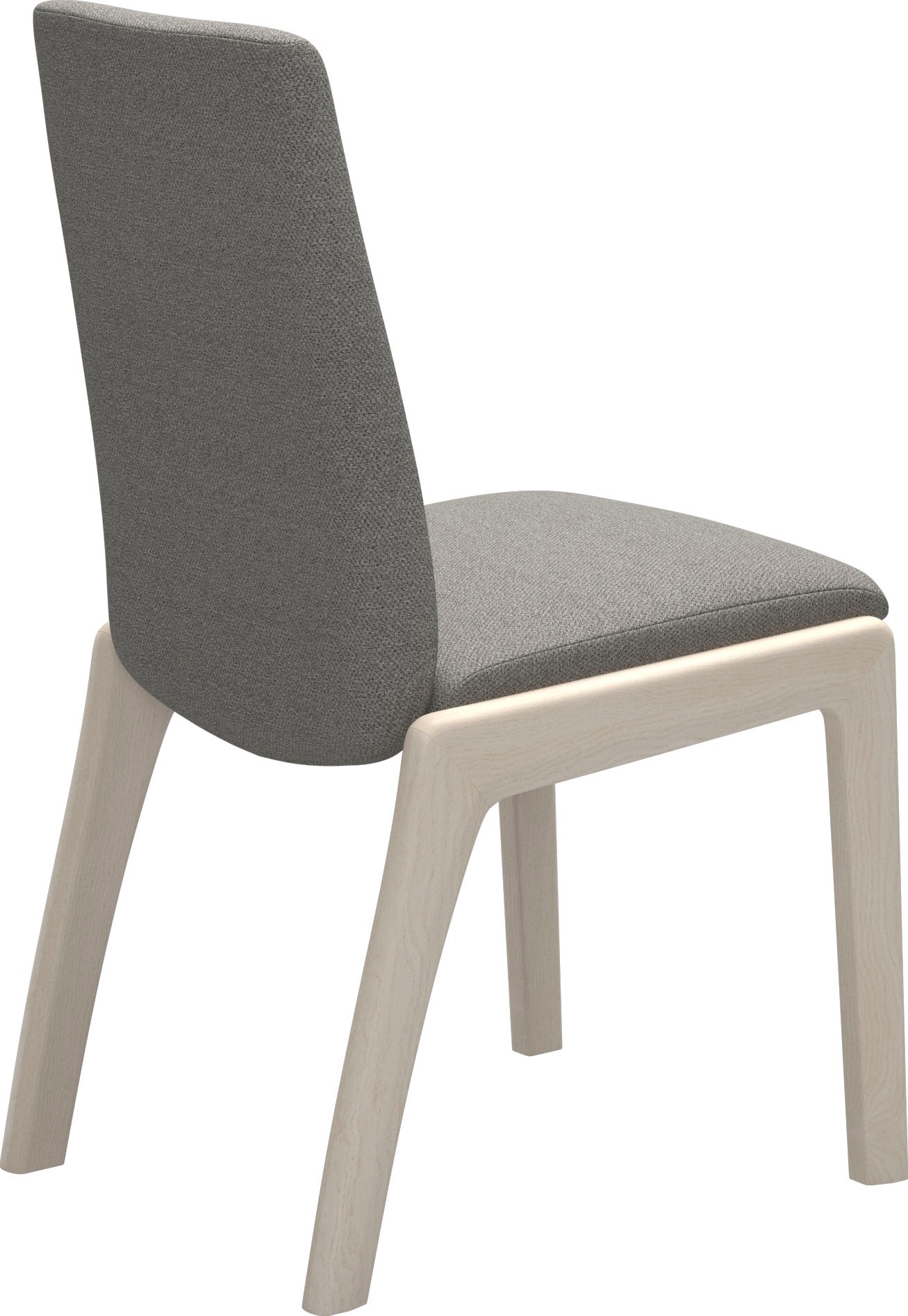 Stressless® Polsterstuhl »Laurel«, ROHLEDER Stoff Q2 FARON, Low Back, Größe M, mit abgerundeten Beinen in Eiche gekalkt