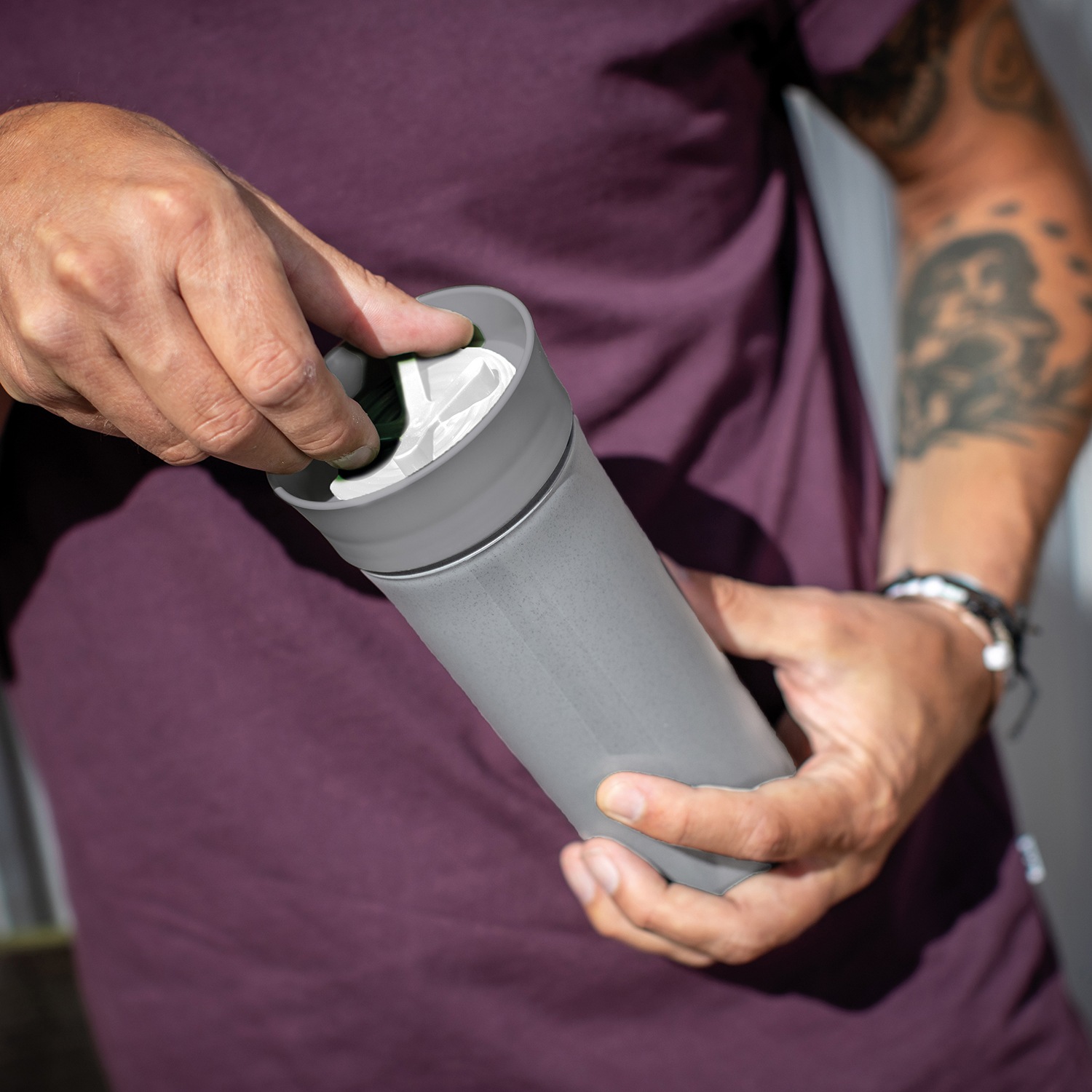 KOZIOL Trinkflasche »SAFE TO GO XL«, spülmaschinengeeignet, melaminfrei, 700 ml, BPA-frei