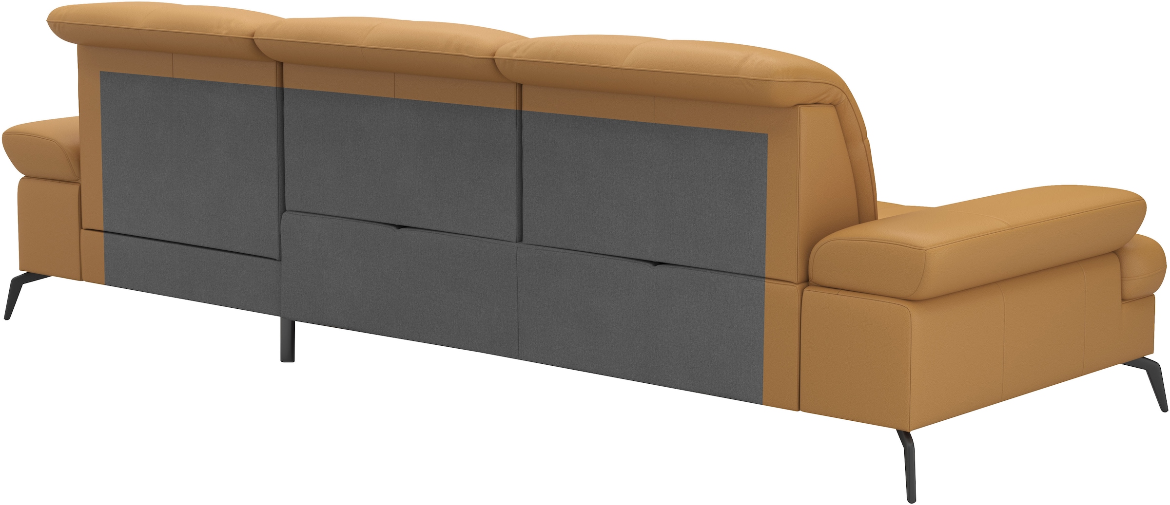 sit&more Ecksofa »Amica, L-Form, inkl. Sitztiefenverstellung & Armteilverstellung«, wahlweise mit Bettfunktion, Bettkasten und Kopfteilverstellung