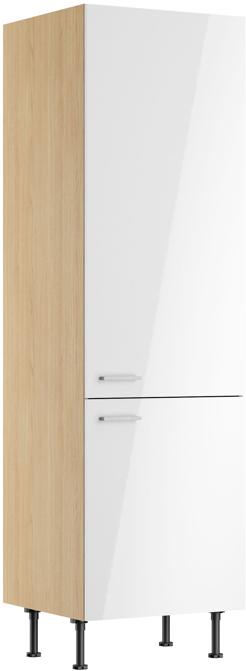 KOCHSTATION Vorratsschrank "KS-Lucy" Breite 60 cm, mit 2 Türen, Soft-Close, höhenverstellbare Füße