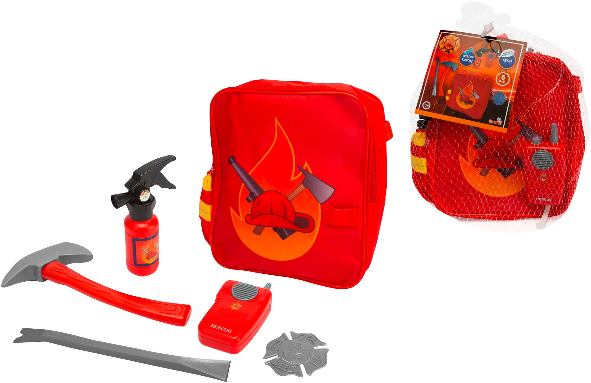 SIMBA Spielzeug-Axt »Feuerwehr Rucksack Set«