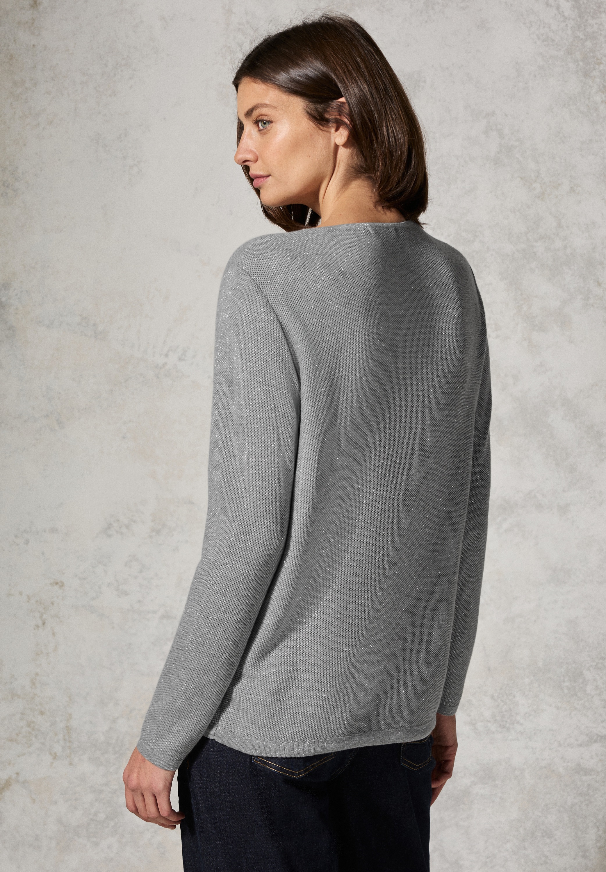 Cecil Strickpullover, mit V-Ausschnitt