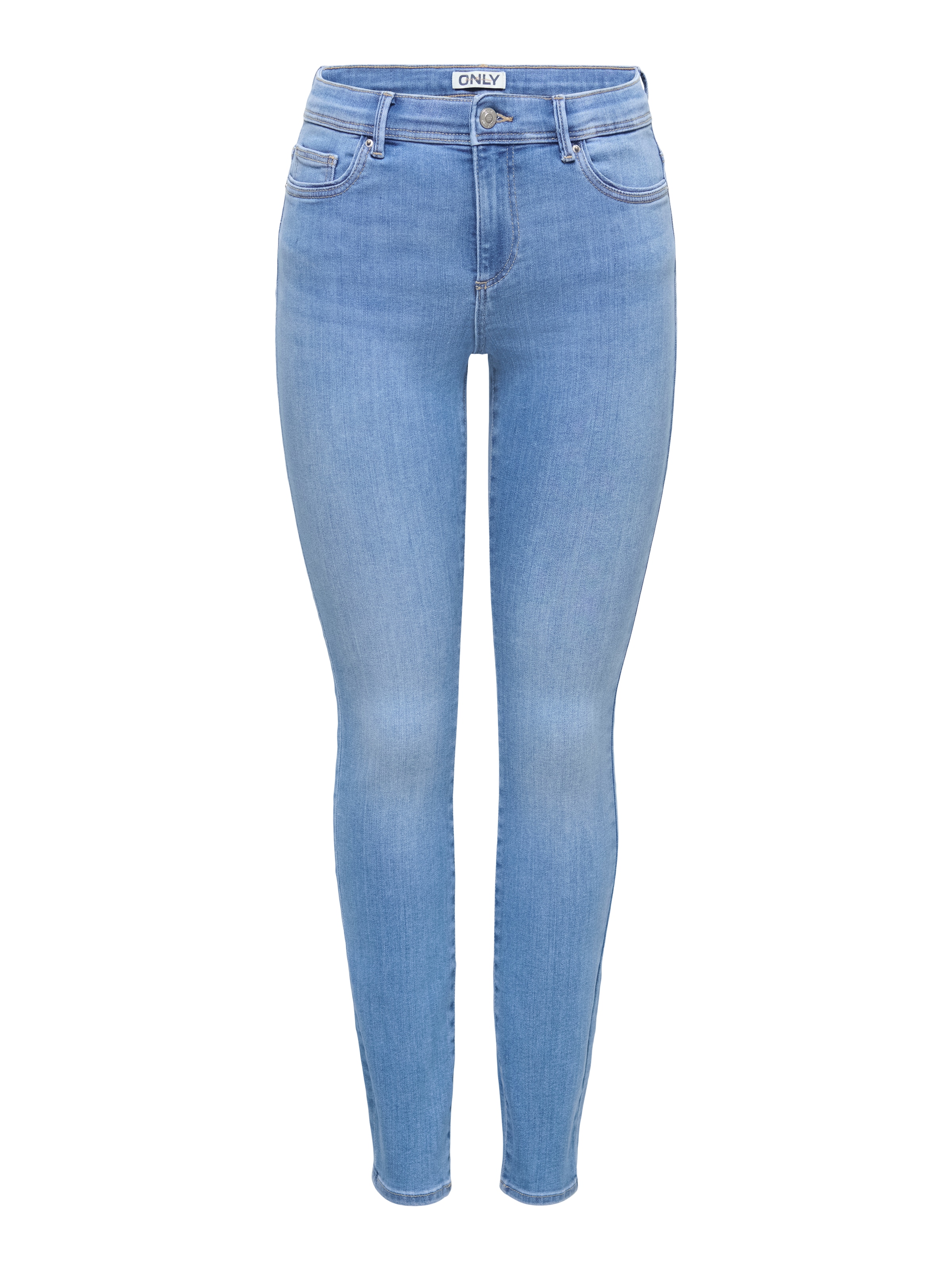 ONLY Skinny-fit-Jeans "ONLLINEA MID WAIST LANK SK DNM" Baumwollmischung, mid waist, skinny fit