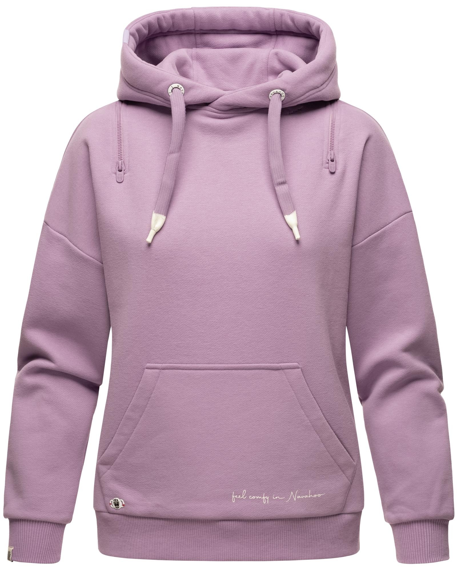 Navahoo Kapuzensweatshirt »Zuckerbärchen«, Kuscheliger Hoodie mit breiten Tunnelzugkordeln