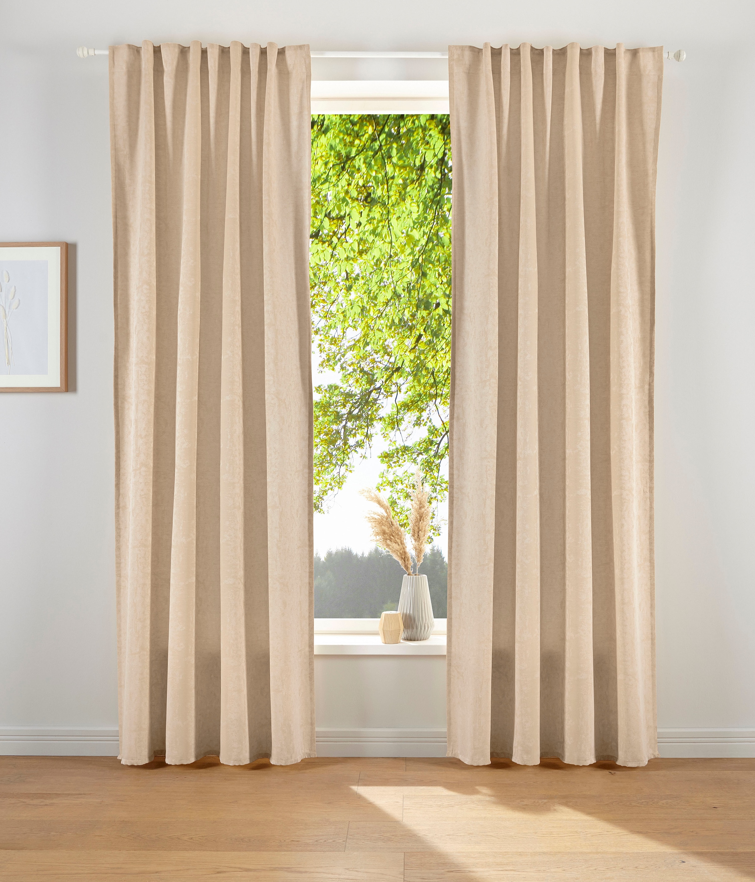 LeGer Home by Lena Gercke Vorhang "LESKA" Multifunktionsband 1 Stk. tlg. bl günstig online kaufen