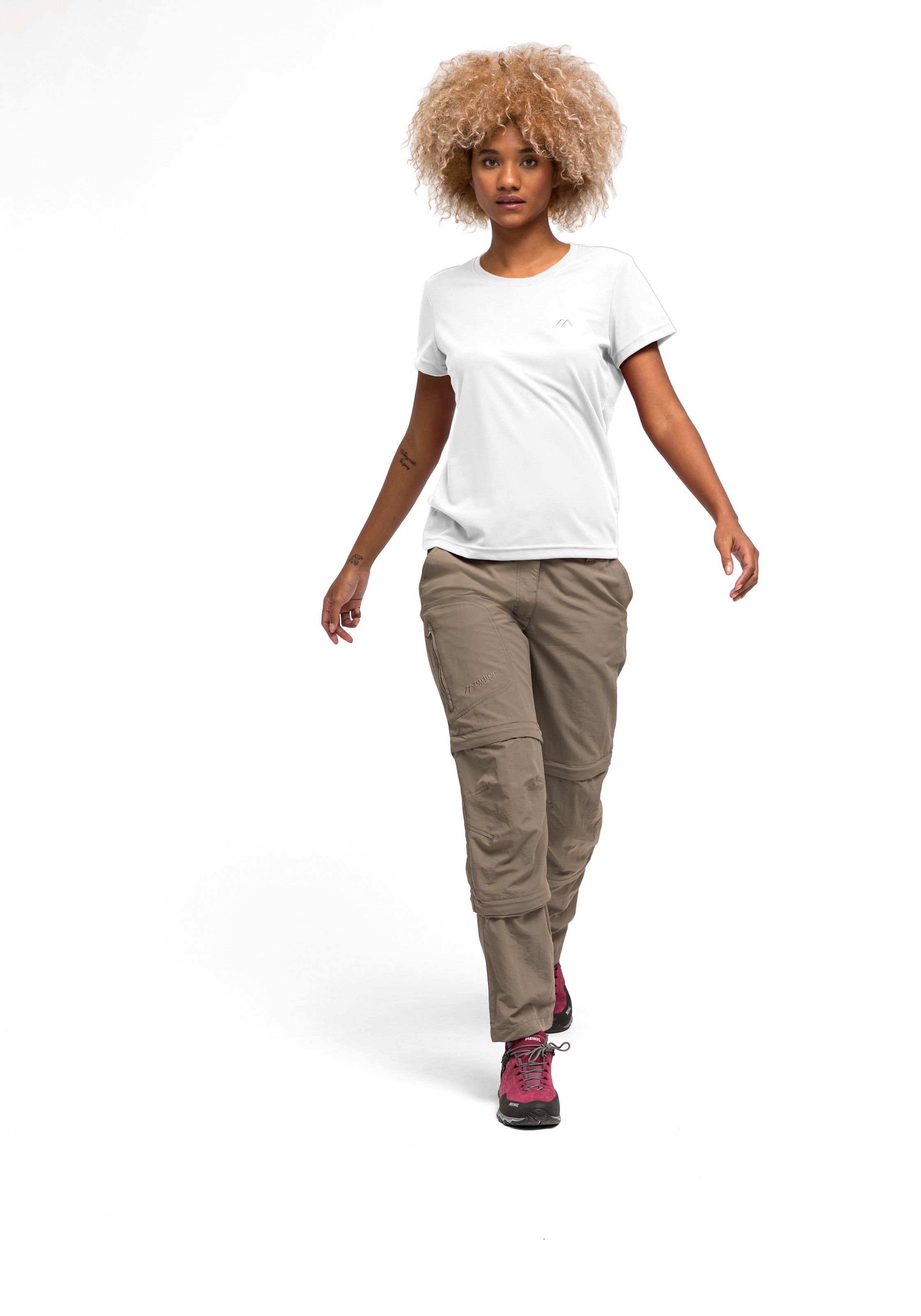 Maier Sports T-Shirt »Waltraud« Damen Kurzarmshirt, leichtes Sommer Funktionsshirt, Rundhals, Reg Fit