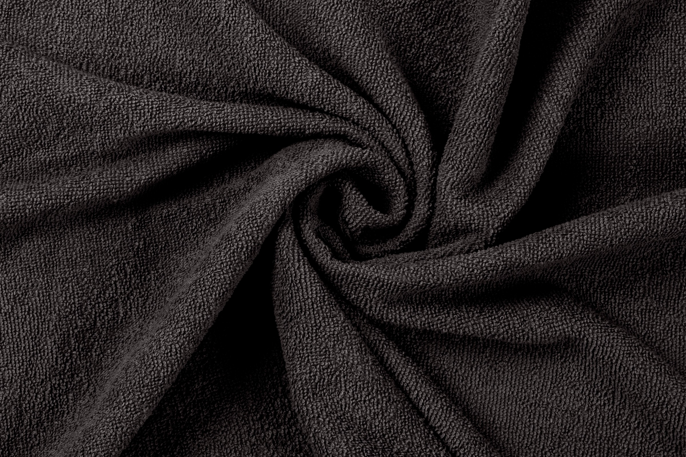 OTTO home Handtuch Set »Niki, Duschtuch, Handtücher und Gästetücher« Set Walkfrottee Handtücher mit mehrfarbiger Streifenbordüre, weich, aus 100% Baumwolle