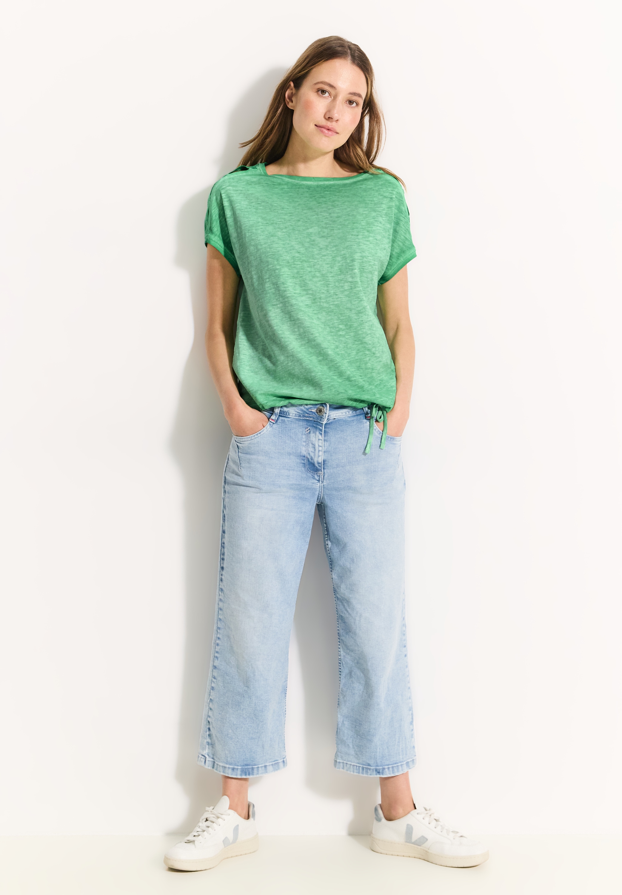 Cecil T-Shirt, mit Knotendetail