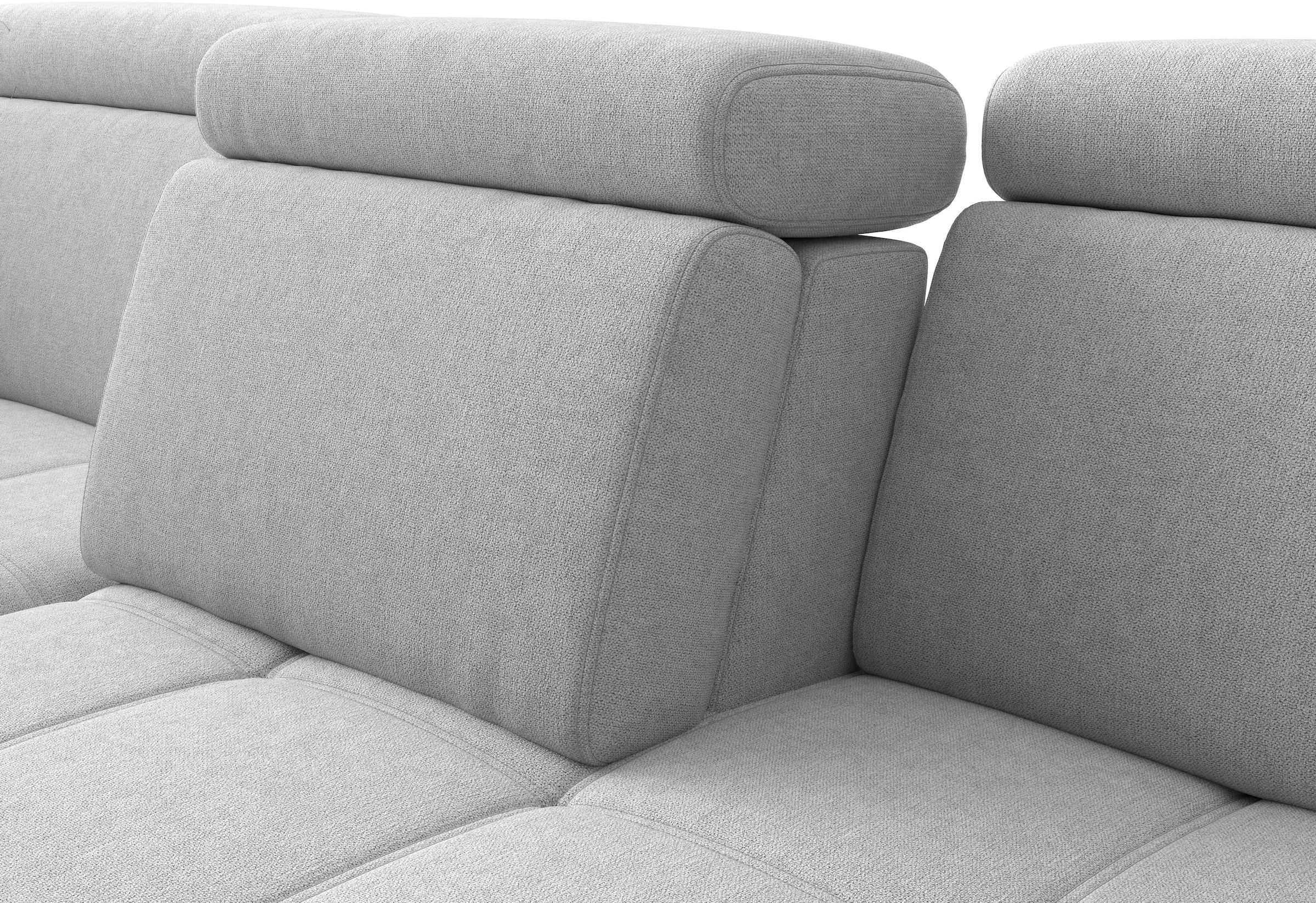 sit&more Ecksofa »Vanity L-Form, B: 264 cm, mit Sitz-, Kopf- und Armteilverstellung« Couch optional mit Schlaffunktion & Bettkasten
