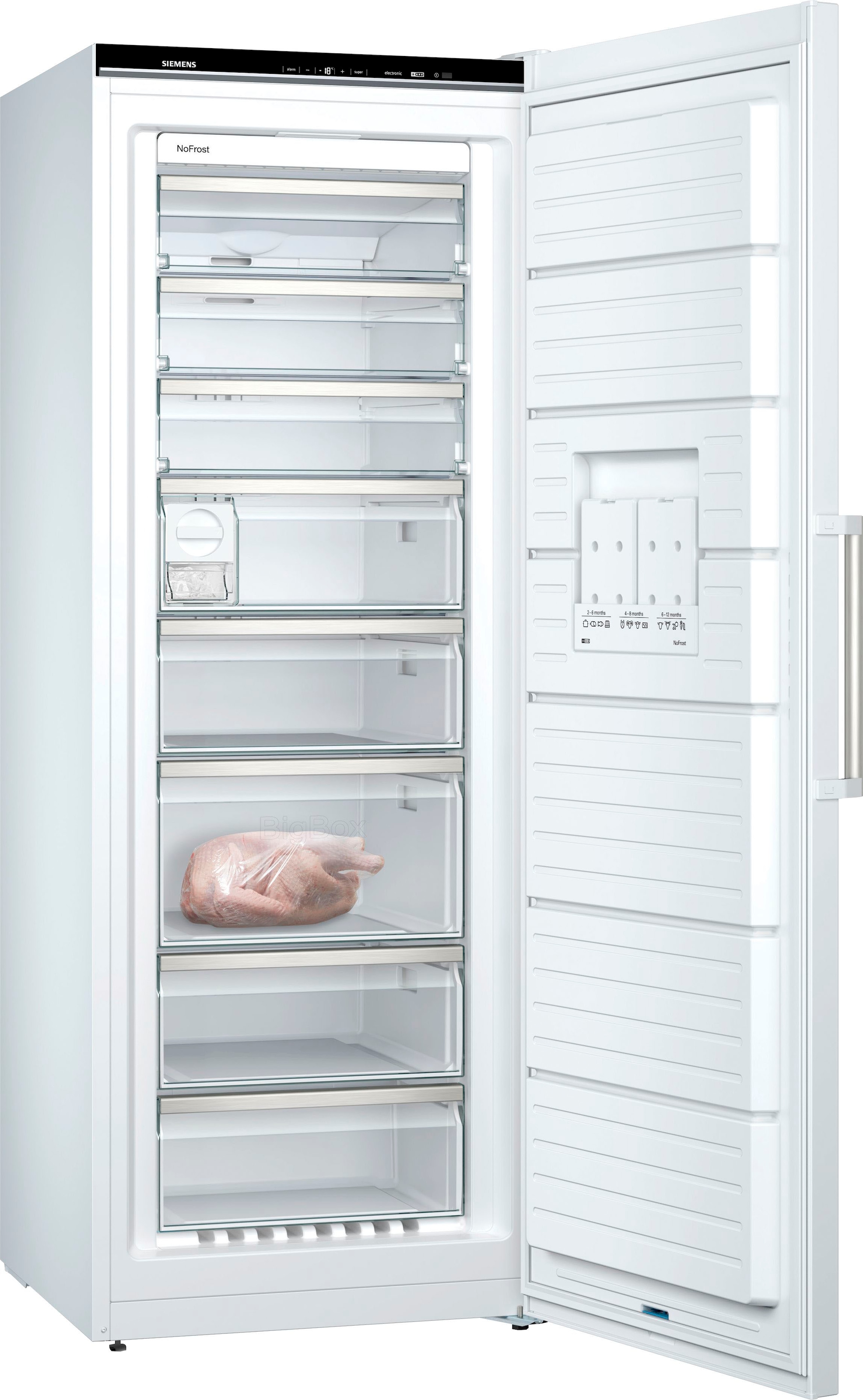 SIEMENS Gefrierschrank »GS58NAWDV«, 191 cm hoch, 70 cm breit