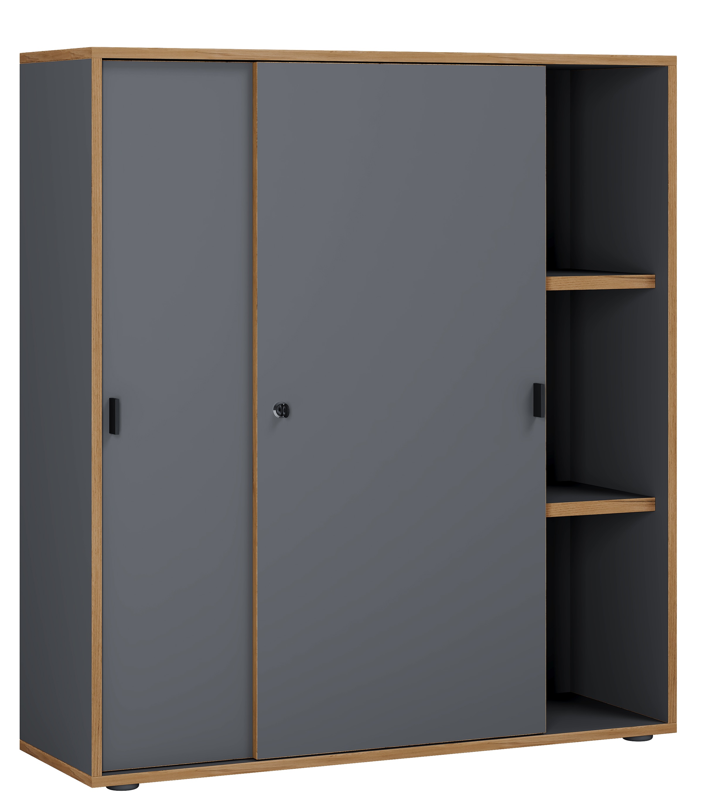 VCM Aktenschrank "Büroschrank Aktenschrank Schiebetüren Salia 3fach" 1 Stk. günstig online kaufen