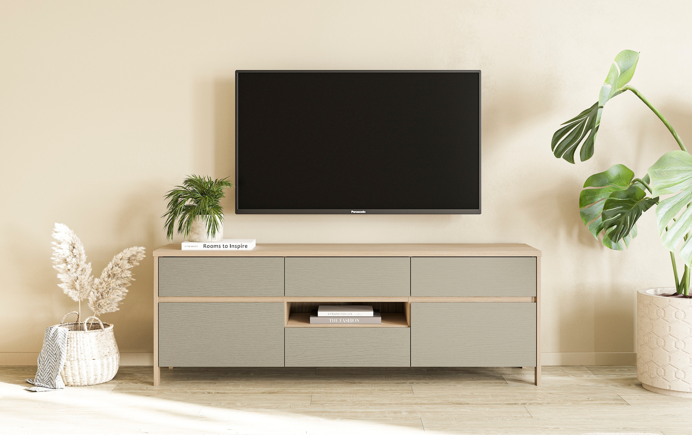Home affaire TV-Schrank "Stranda, moderner TV-Unterschrank, Kommode im Scan günstig online kaufen