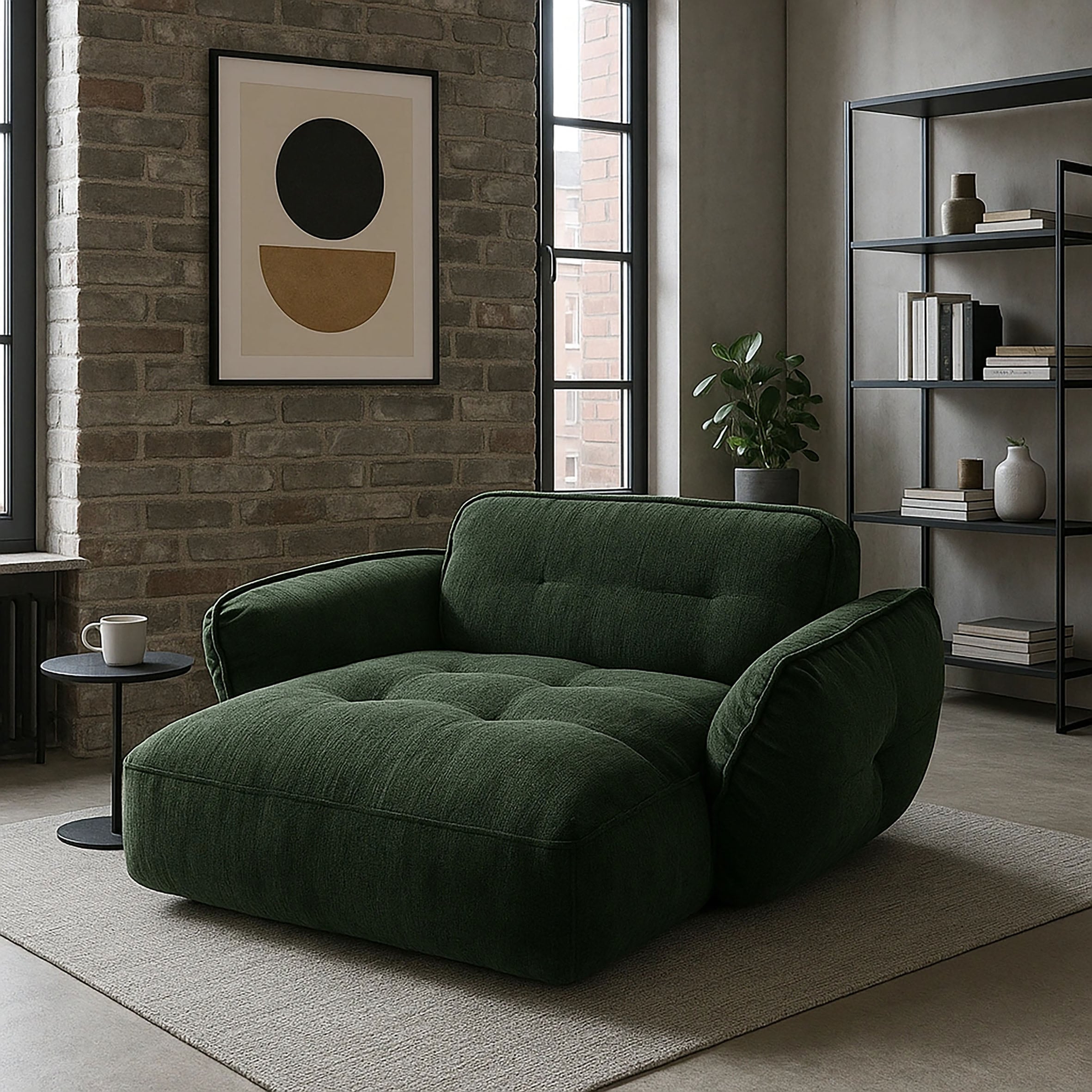 BETYPE Chaiselongue "Be Fluffy, moderner Love Seat, XXL Sofa, Lese-Sessel, günstig online kaufen