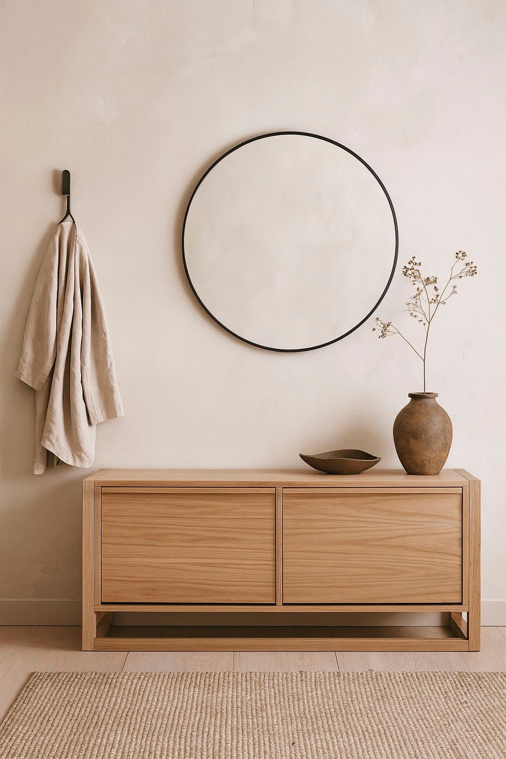 Woodman Sitzbank "NewEst" im skandinavian Design, Holzfurnier aus Eiche, FS günstig online kaufen