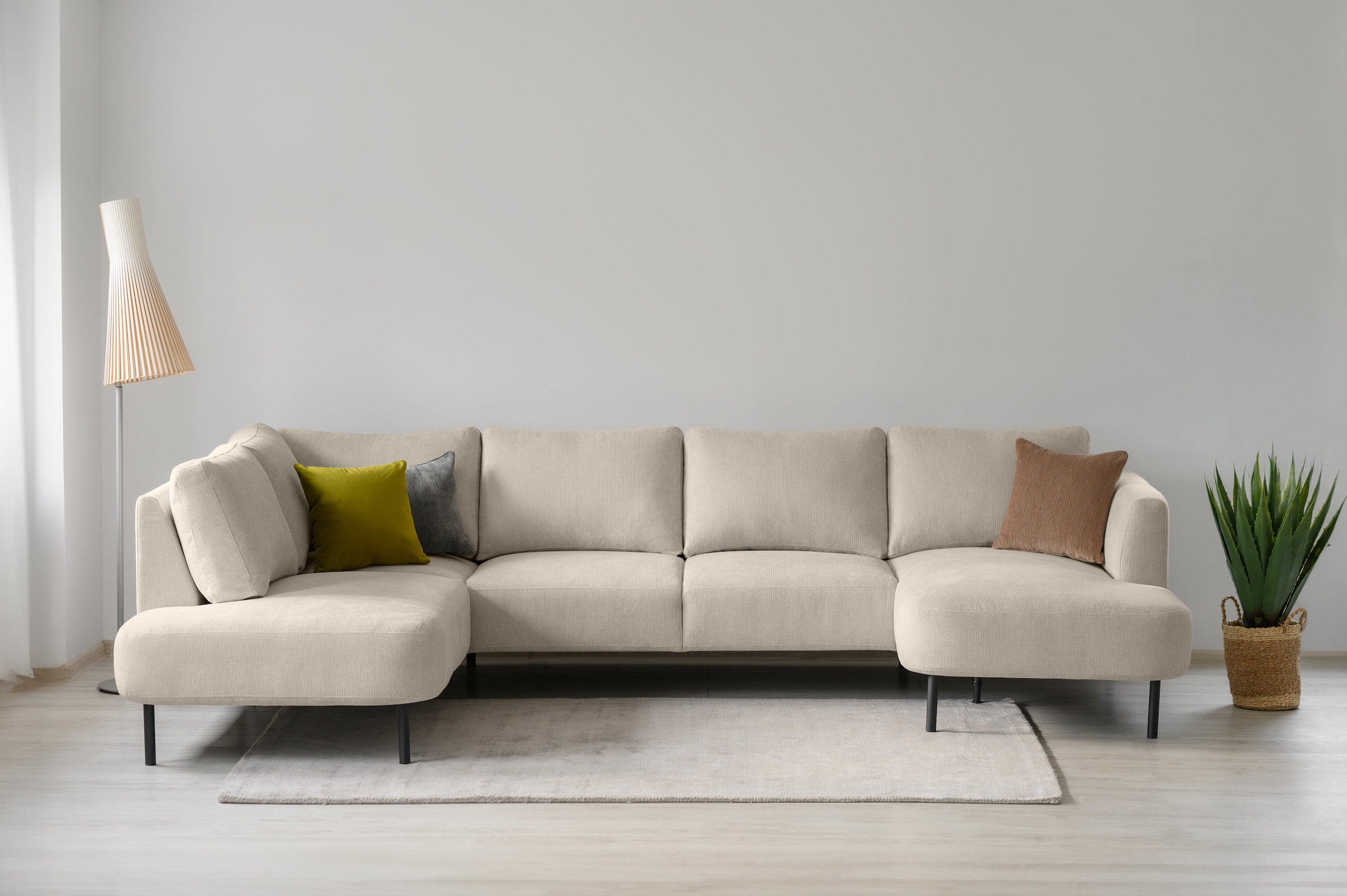 OTTO home Wohnlandschaft "Cesola" in weichem Chenille-Stoff, Breite 327 cm, günstig online kaufen