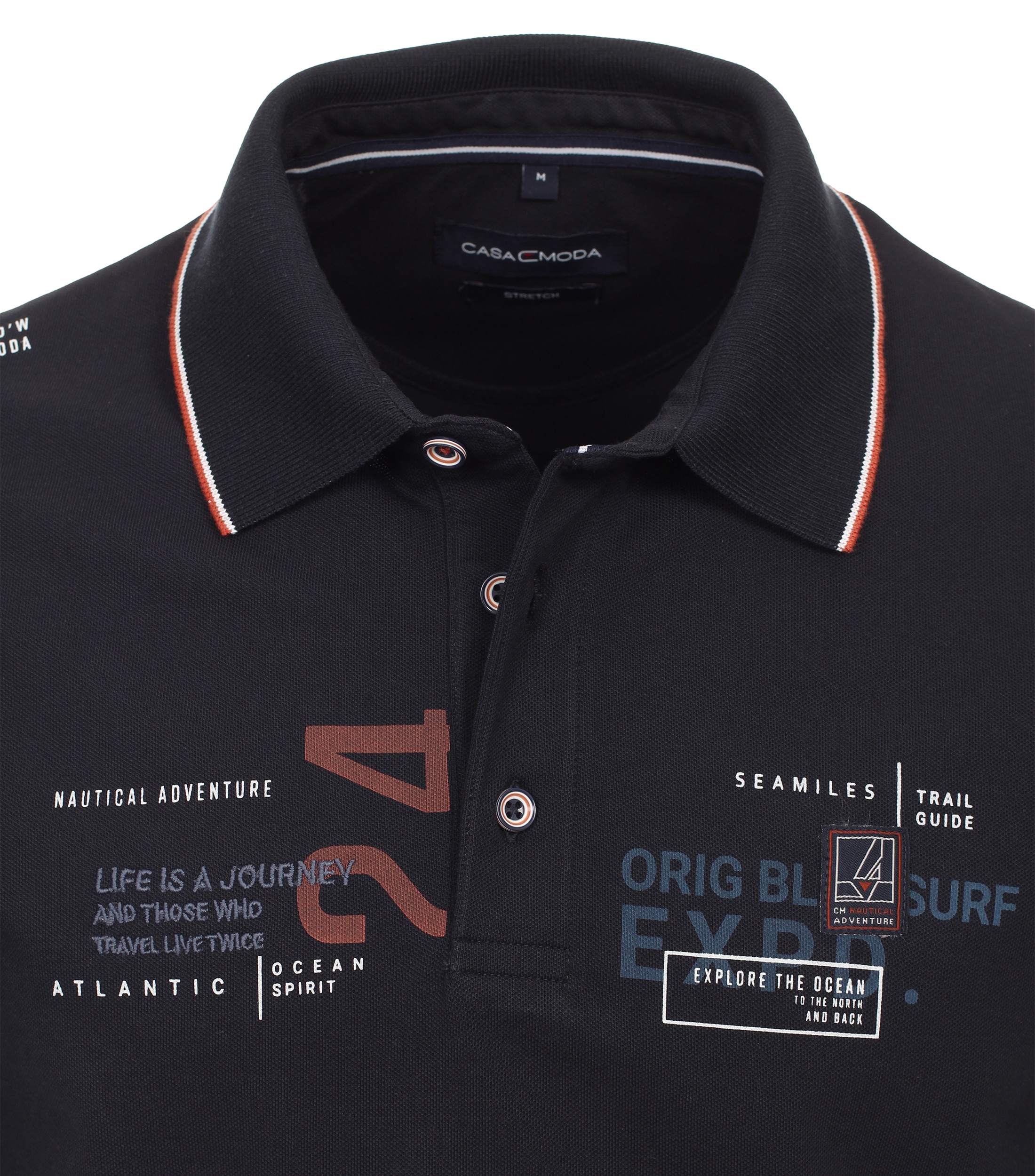 CASAMODA Poloshirt »CASAMODA Polo-Shirt uni«