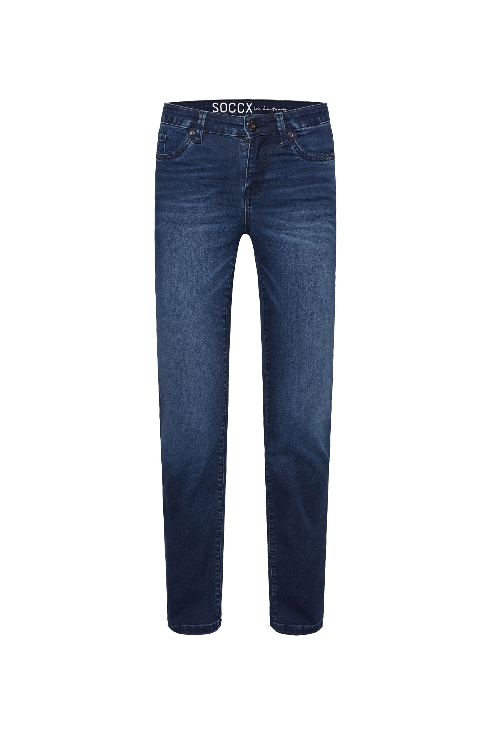 SOCCX Regular-fit-Jeans, mit normaler Leibhöhe