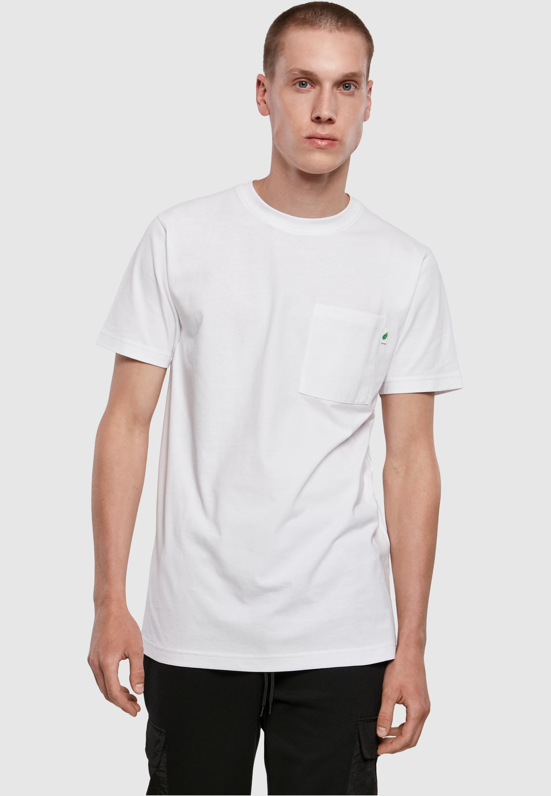 URBAN CLASSICS T-Shirt »Urban Classics Herren Organic Cotton Basic Pocket Tee«, (1 tlg.)