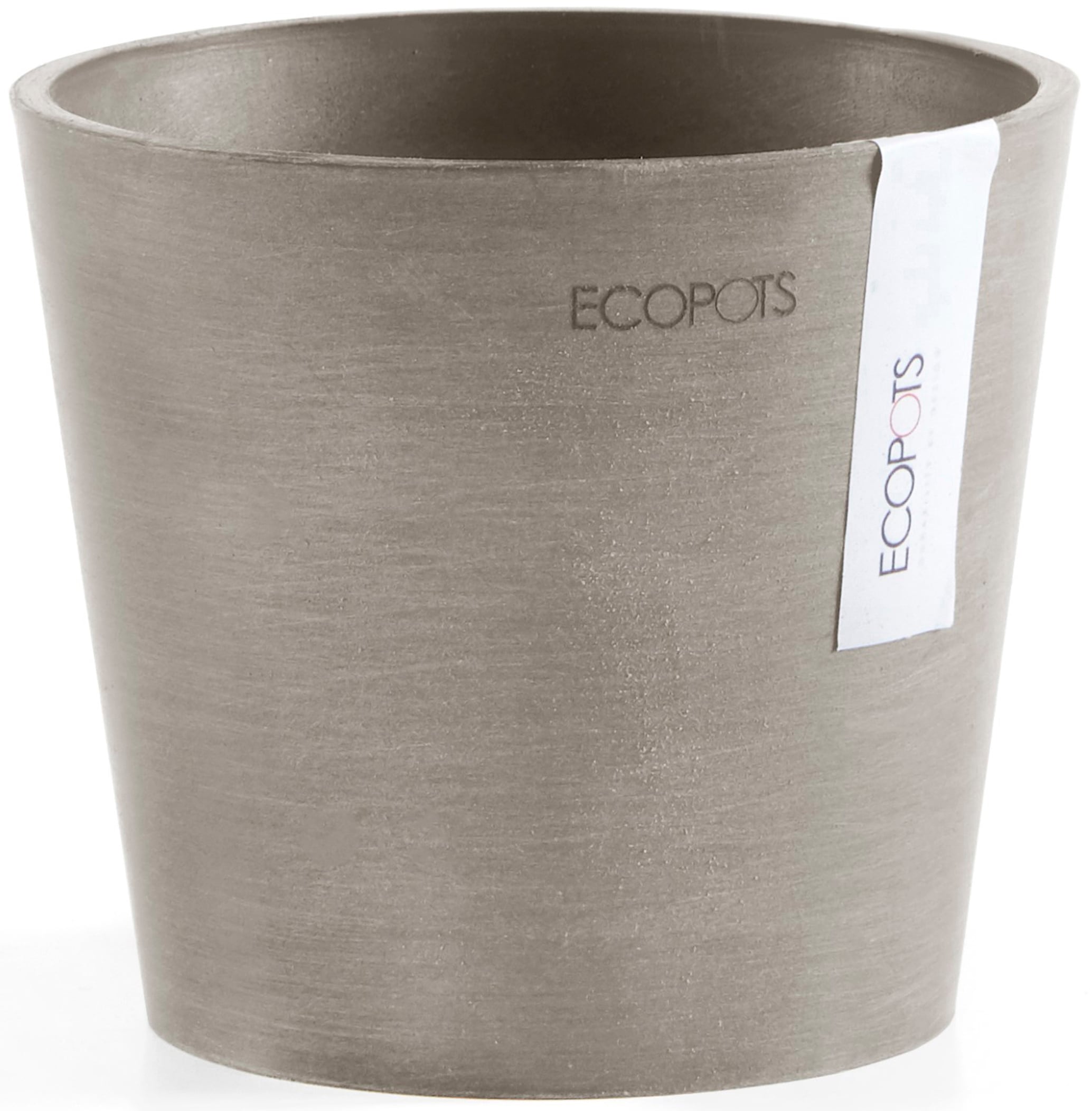 ECOPOTS Blumentopf "Amsterdam Mini 13 Taupe", für den Innenbereich