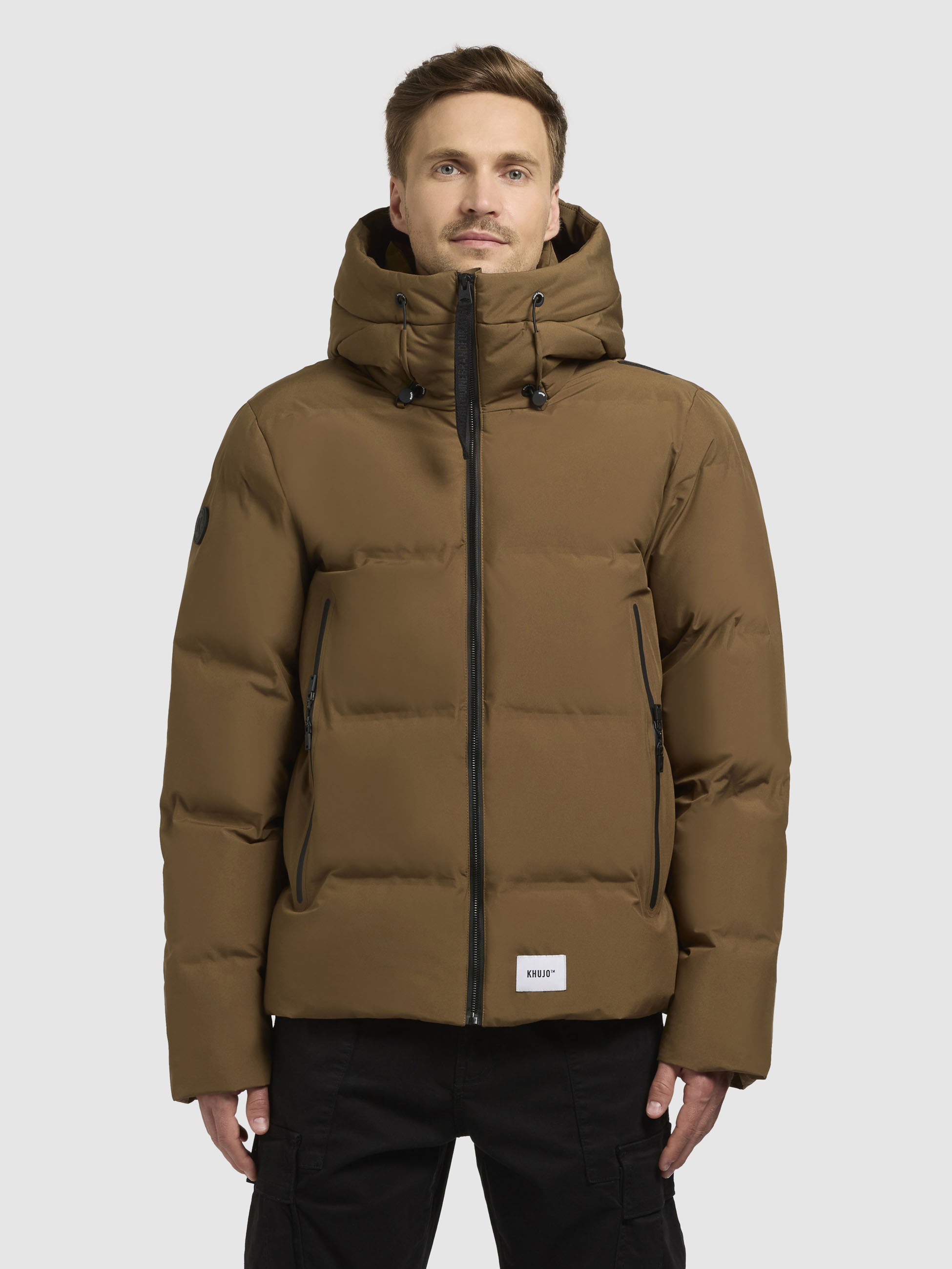 khujo Steppjacke »WESH2«, mit Kapuze