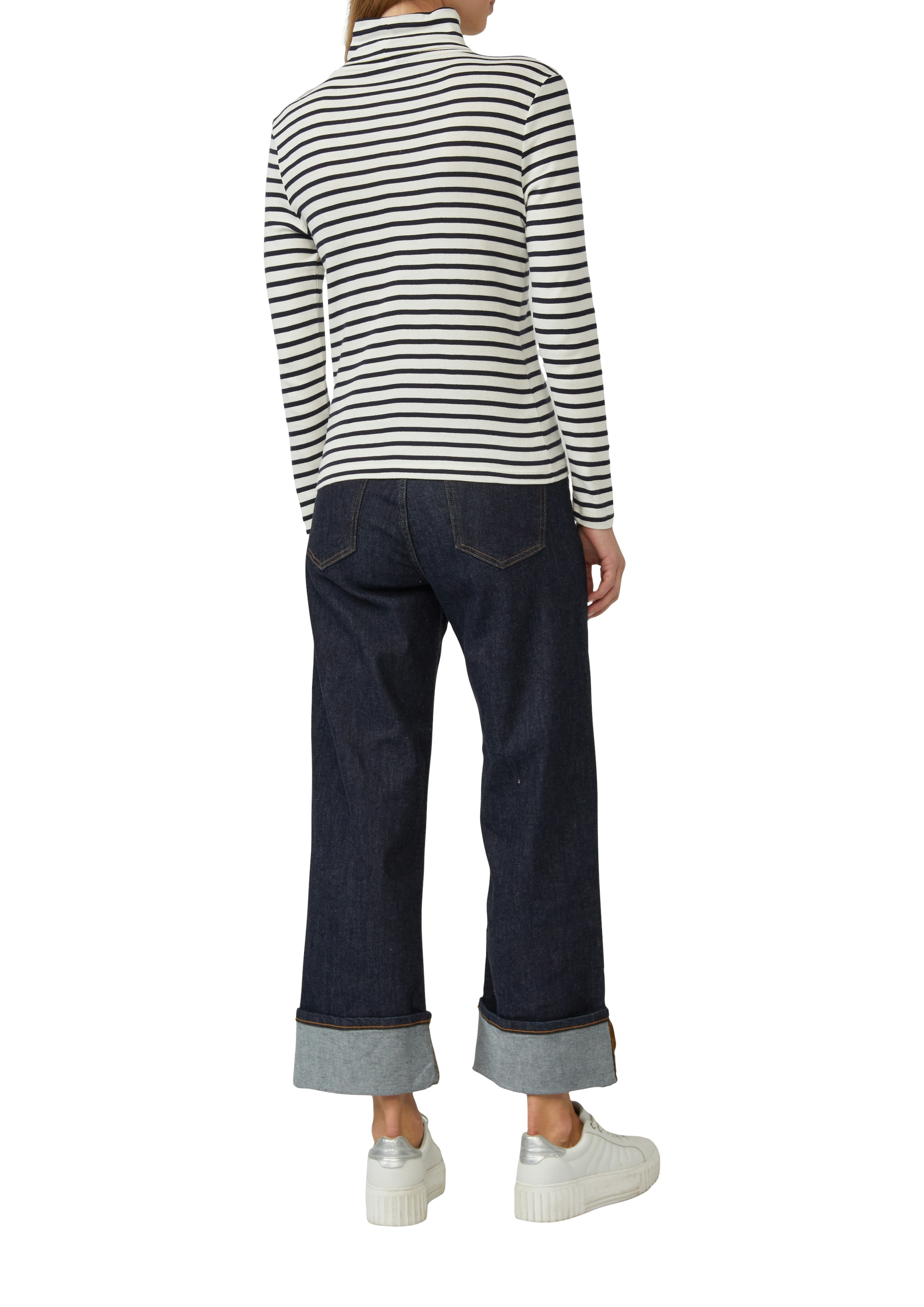 s.Oliver Rollkragenshirt, mit Streifen Muster