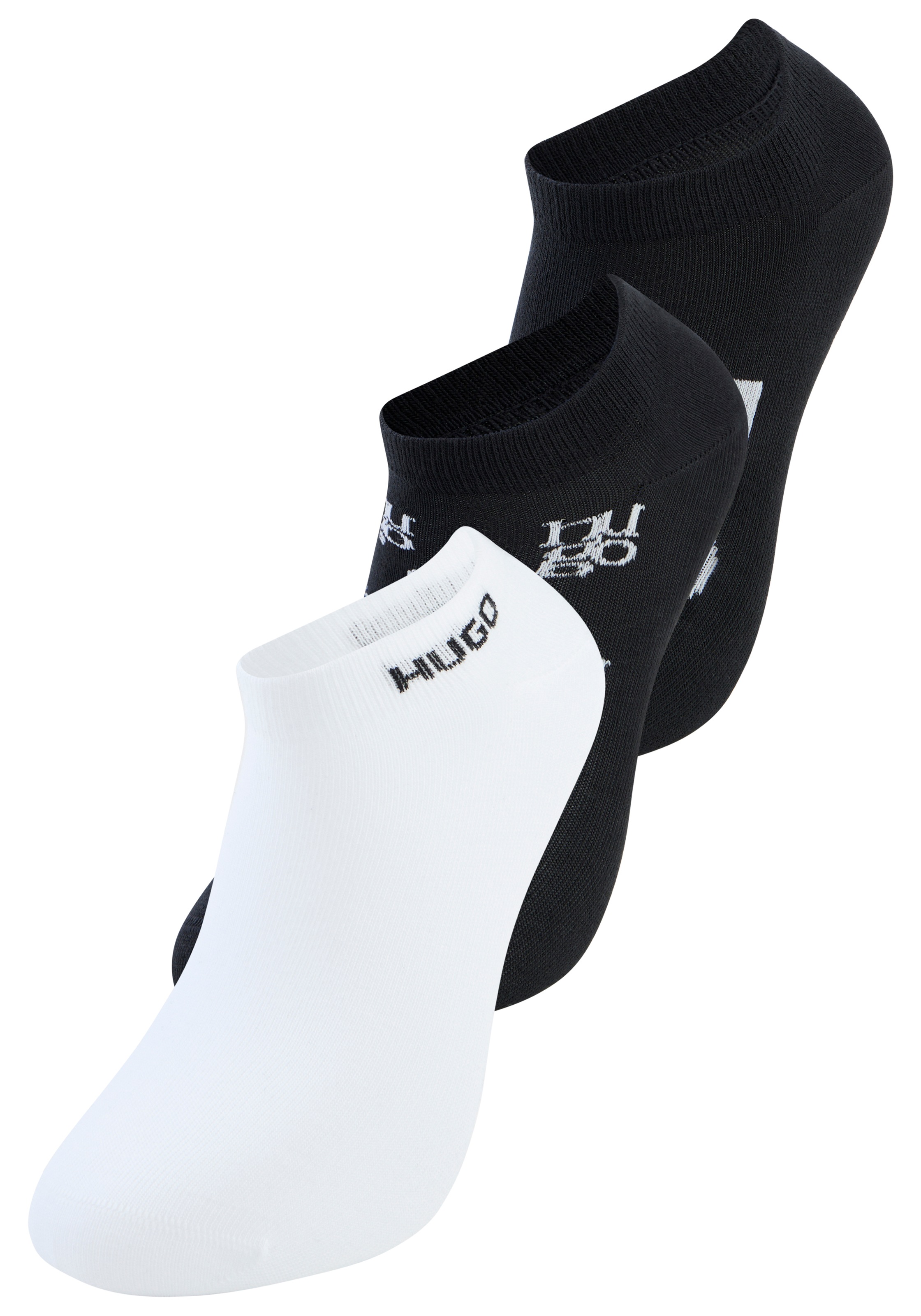 HUGO Underwear Sneakersocken 3 Paar tlg. verstärkte Fersen- und Zehenpartie günstig online kaufen