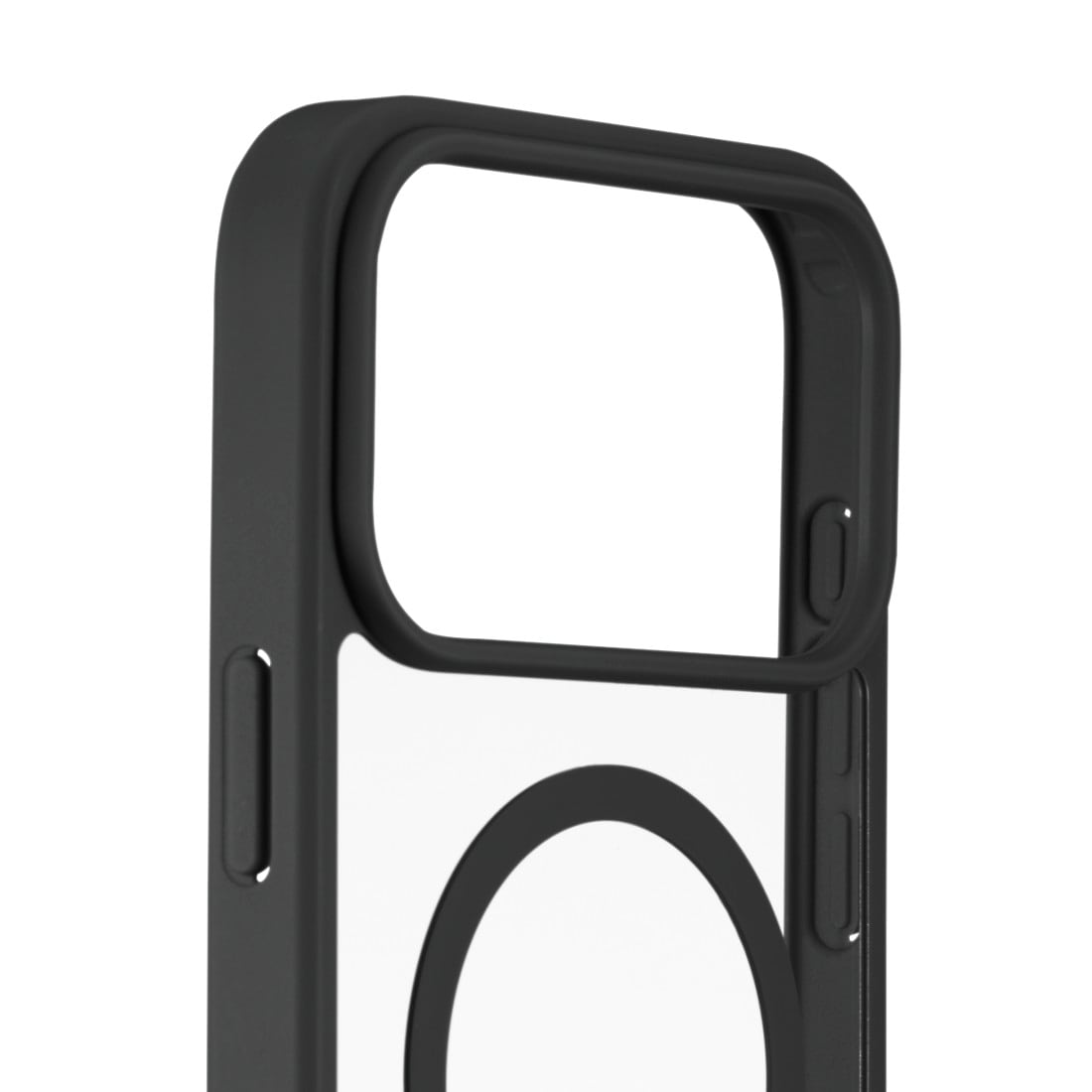 Hama Smartphone-Hülle »Handyhülle für Apple iPhone 17 Pro Max, magnetisch, Apple MagSafe, Qi2« Apple iPhone 17 Pro Max Wireless Charging, passgenaue Anti-Rutsch-Oberfläche, transparent